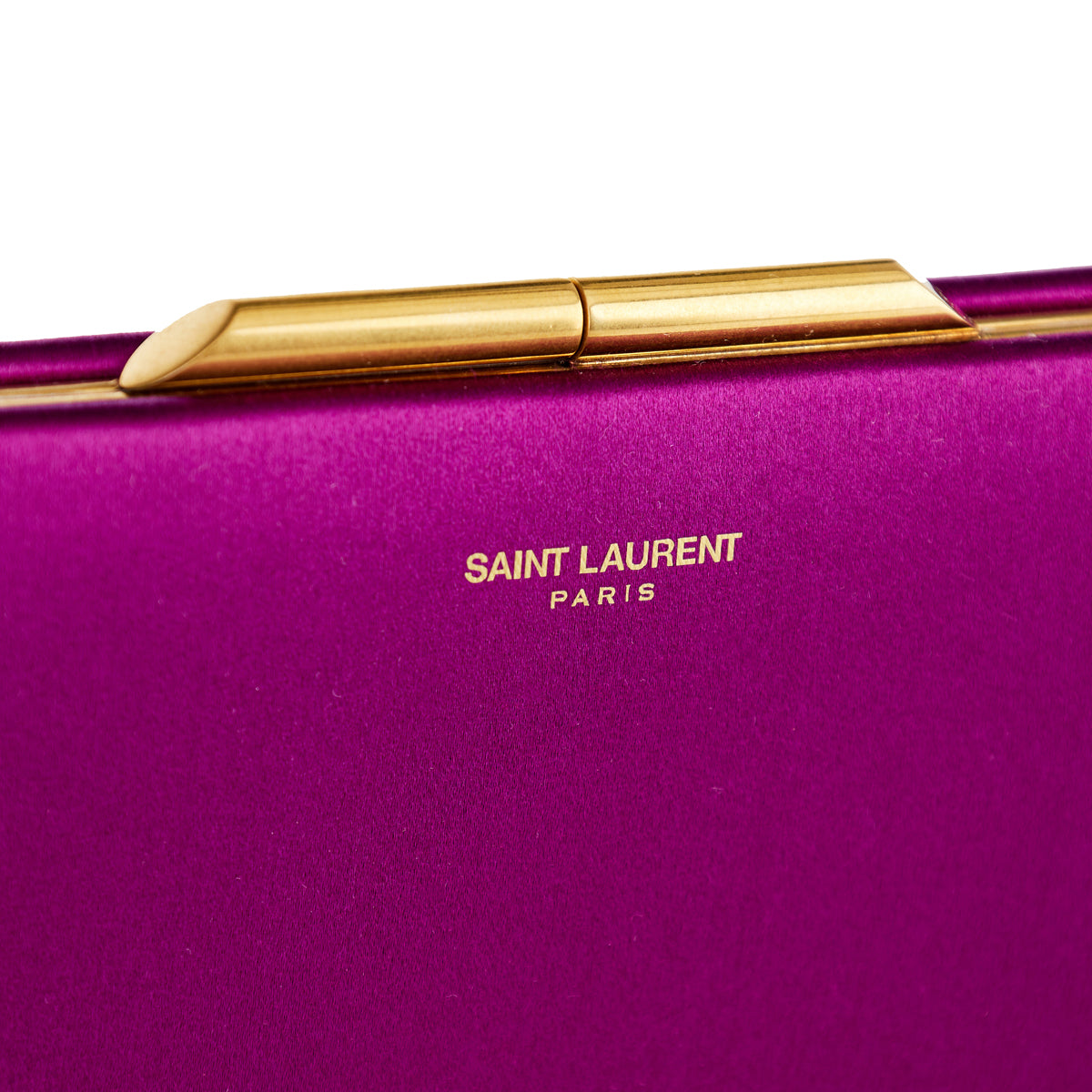 Midnight Satin Clutch Saint laurent – Гарантія оригінальності – збільшений вид