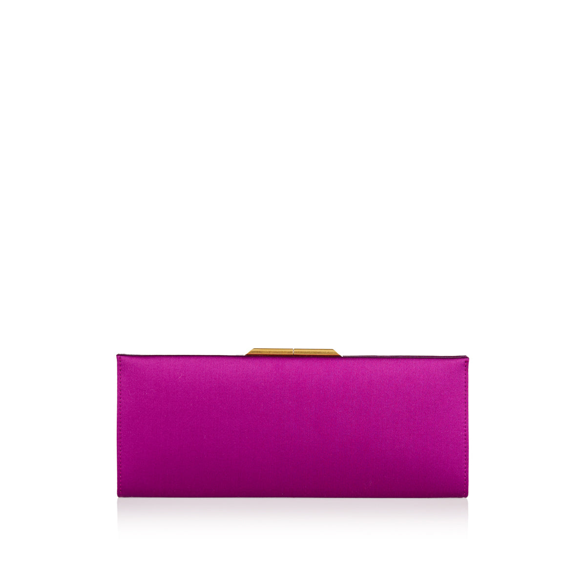 Midnight Satin Clutch Saint laurent – Гарантія оригінальності – детальний вид