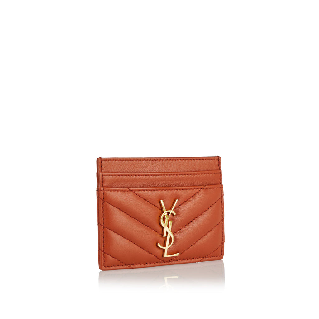 Cassandre Leather Card Case Saint laurent оригінал – Купити в Україні – вид ззаду