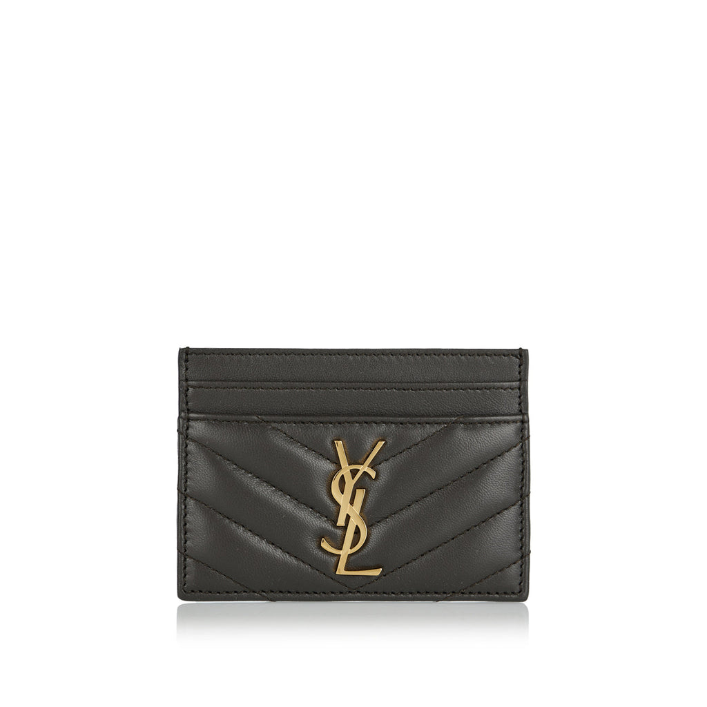 Cassandre Leather Card Case Saint laurent оригінал – Купити в Україні – боковий вид