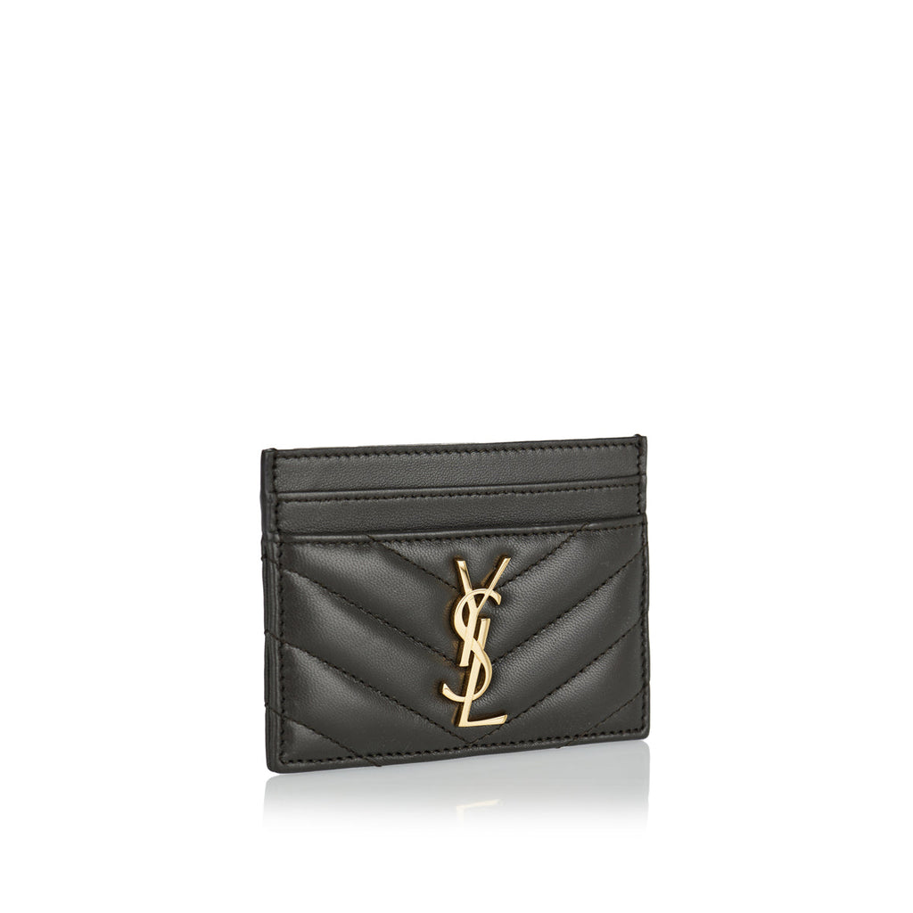 Cassandre Leather Card Case Saint laurent оригінал – Купити в Україні – вид ззаду