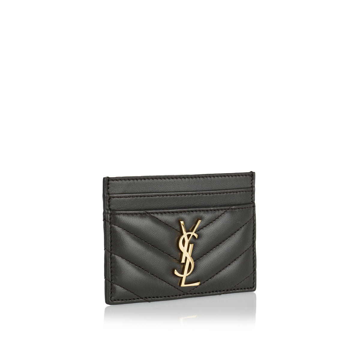 Cassandre Leather Card Case Saint laurent оригінал – Купити в Україні – вид ззаду