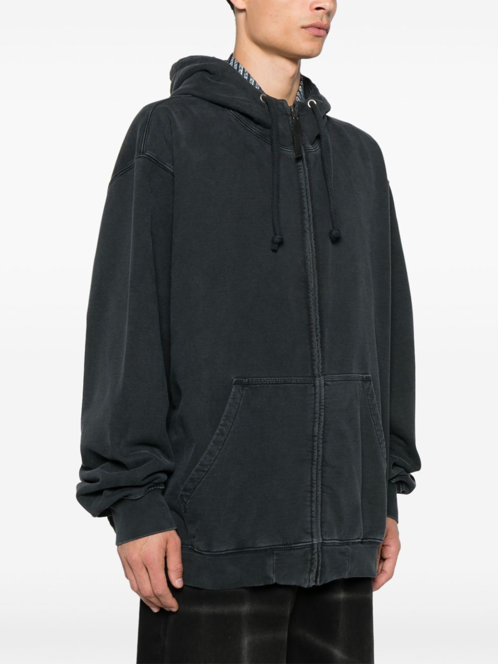 Embroidered Logo Hoodie Maison margiela – Гарантія оригінальності – детальний вид
