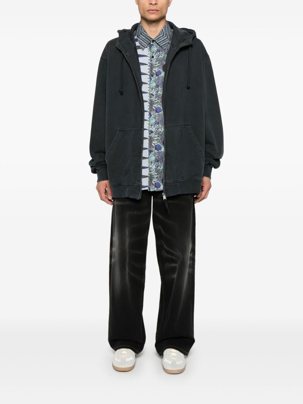 Embroidered Logo Hoodie Maison margiela – Гарантія оригінальності – вид ззаду
