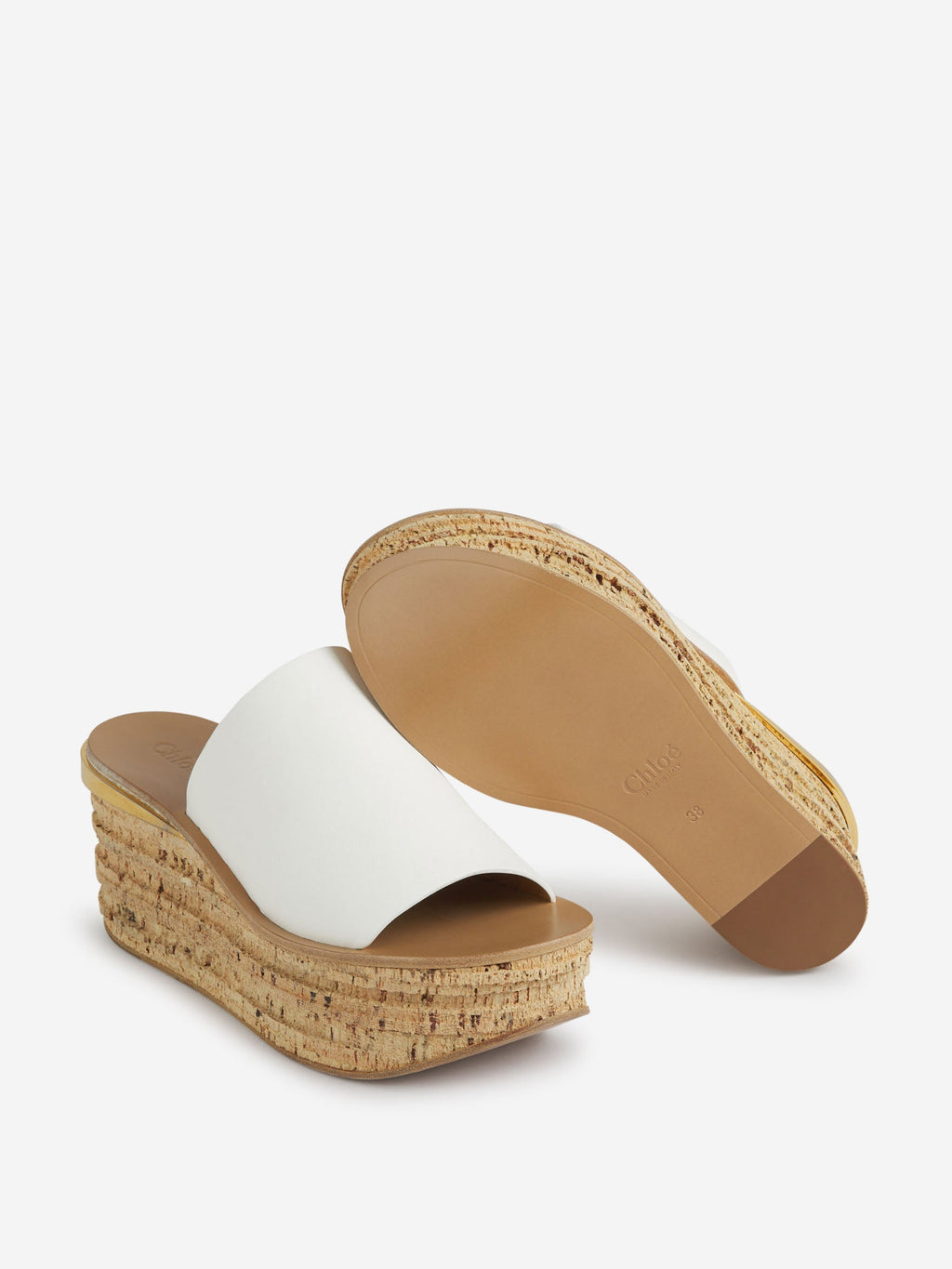 Оригінальна Leather Platform Mules Chloe – збільшений вид