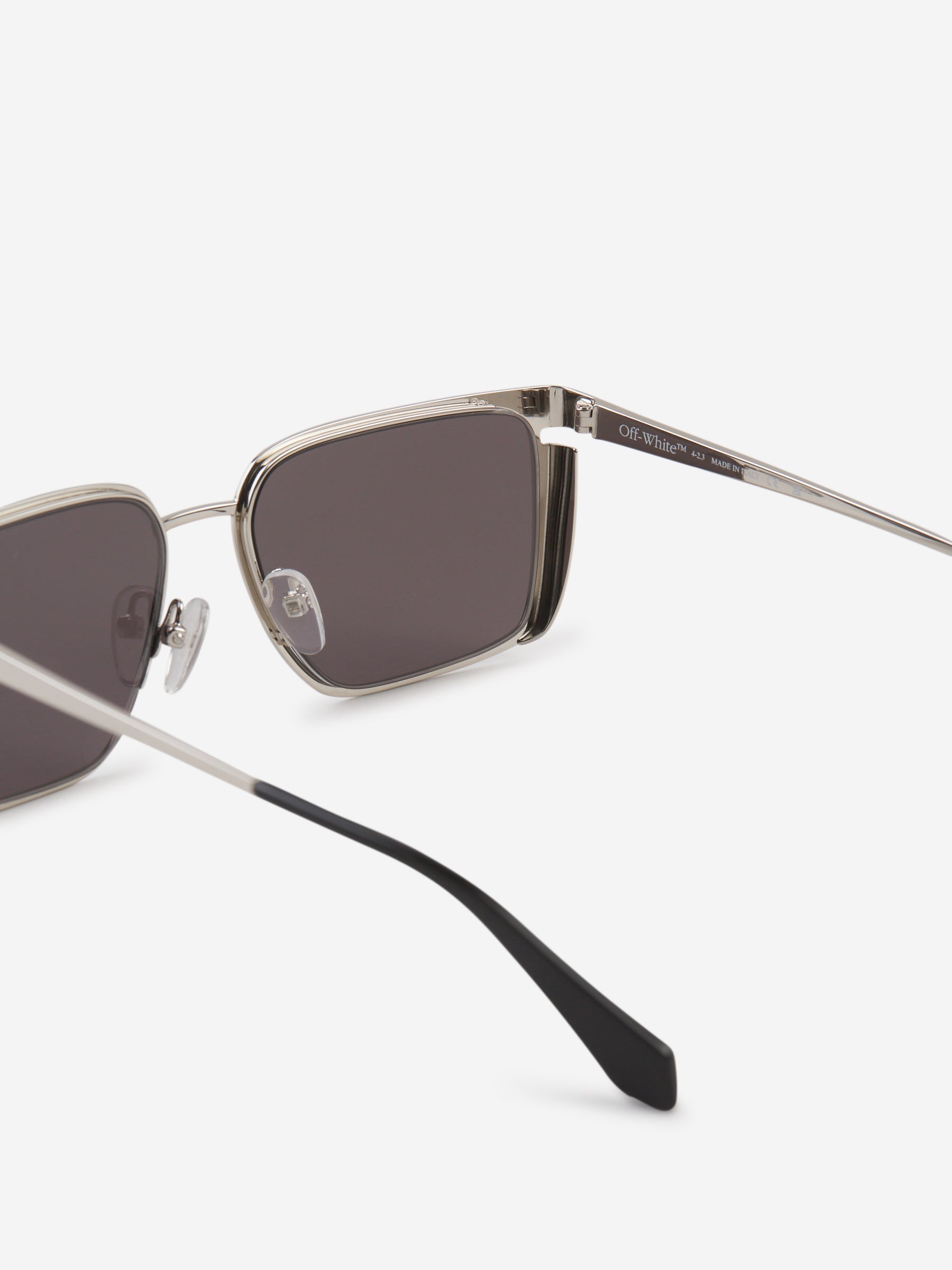 Rectangular Yoder Sunglasses Off-white – Гарантія оригінальності – збільшений вид