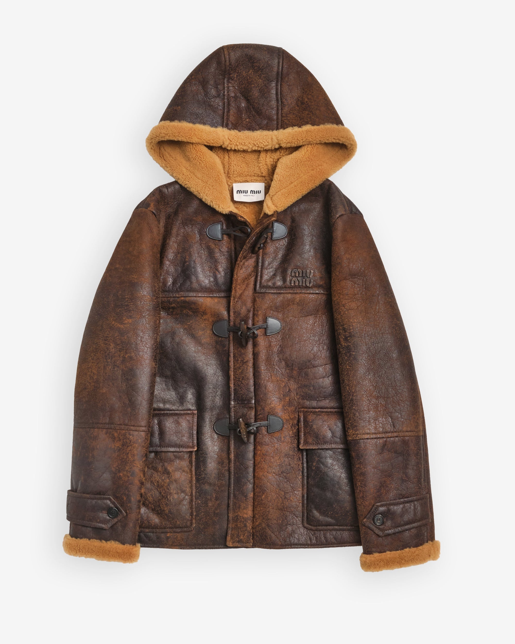 Оригінальна Womens Fur Jacket Miu miu – боковий вид