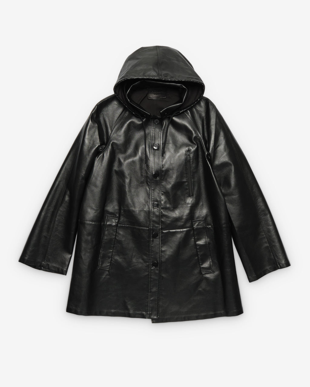 Womens Leather Caban Prada – Гарантія оригінальності – боковий вид