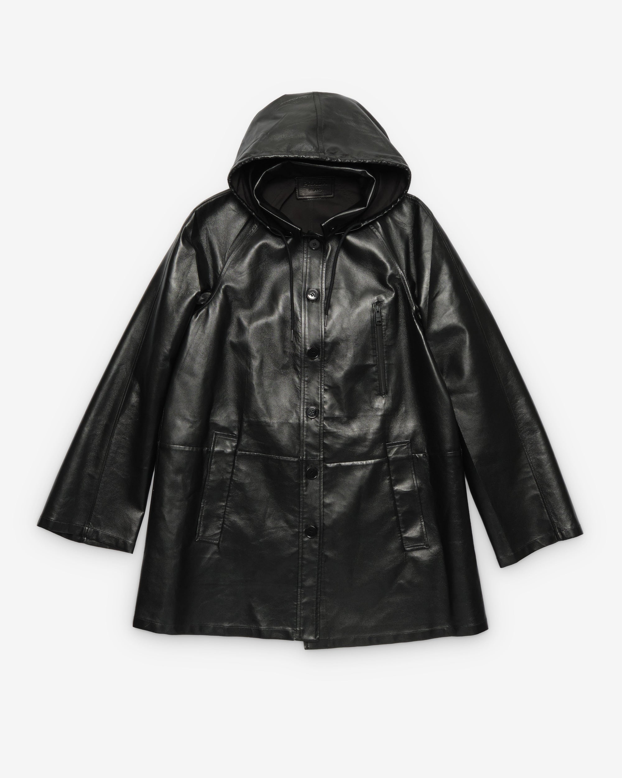 Womens Leather Caban Prada – Гарантія оригінальності – боковий вид