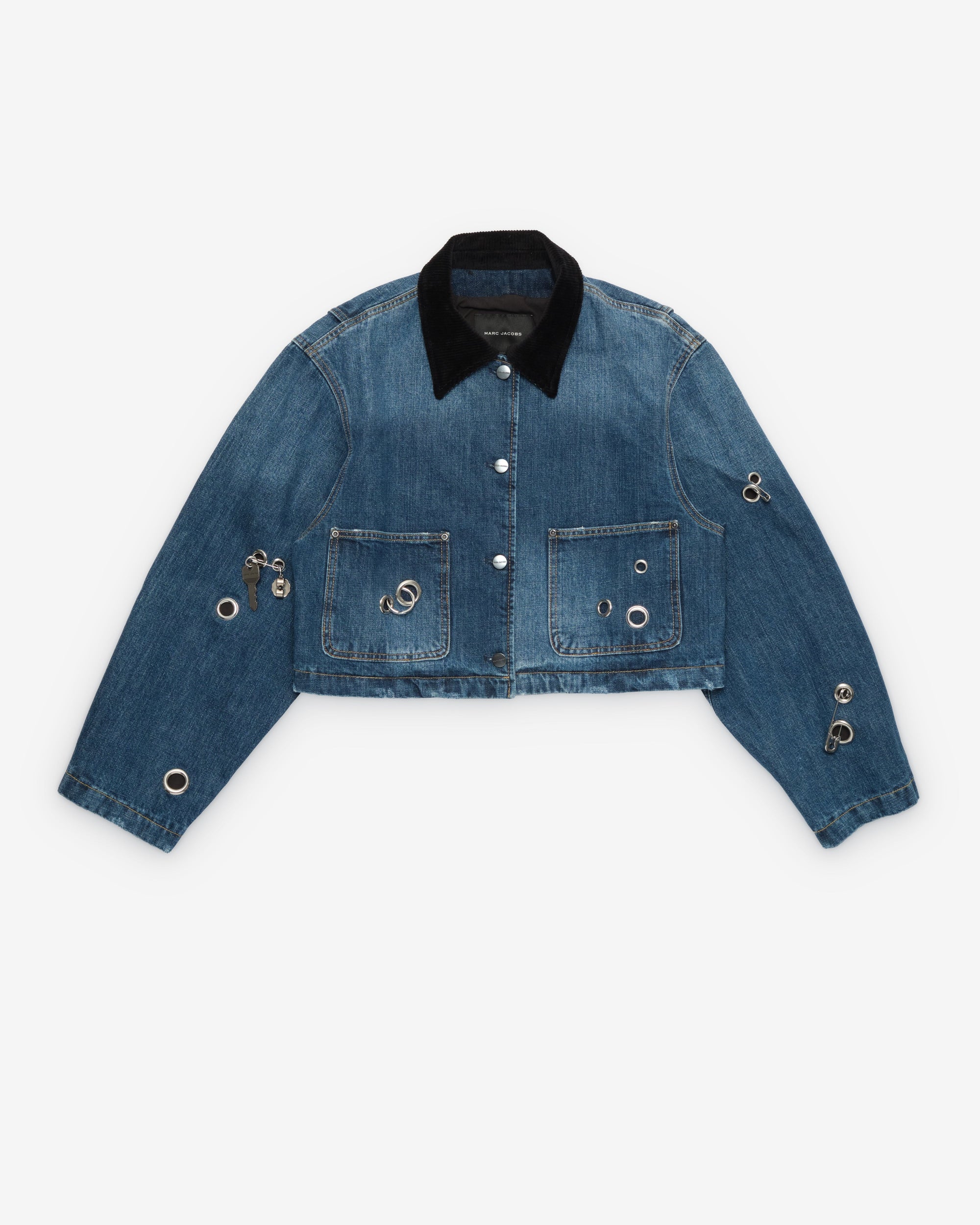 Womens Grommet Utility Jacket Marc jacobs – Гарантія оригінальності – боковий вид