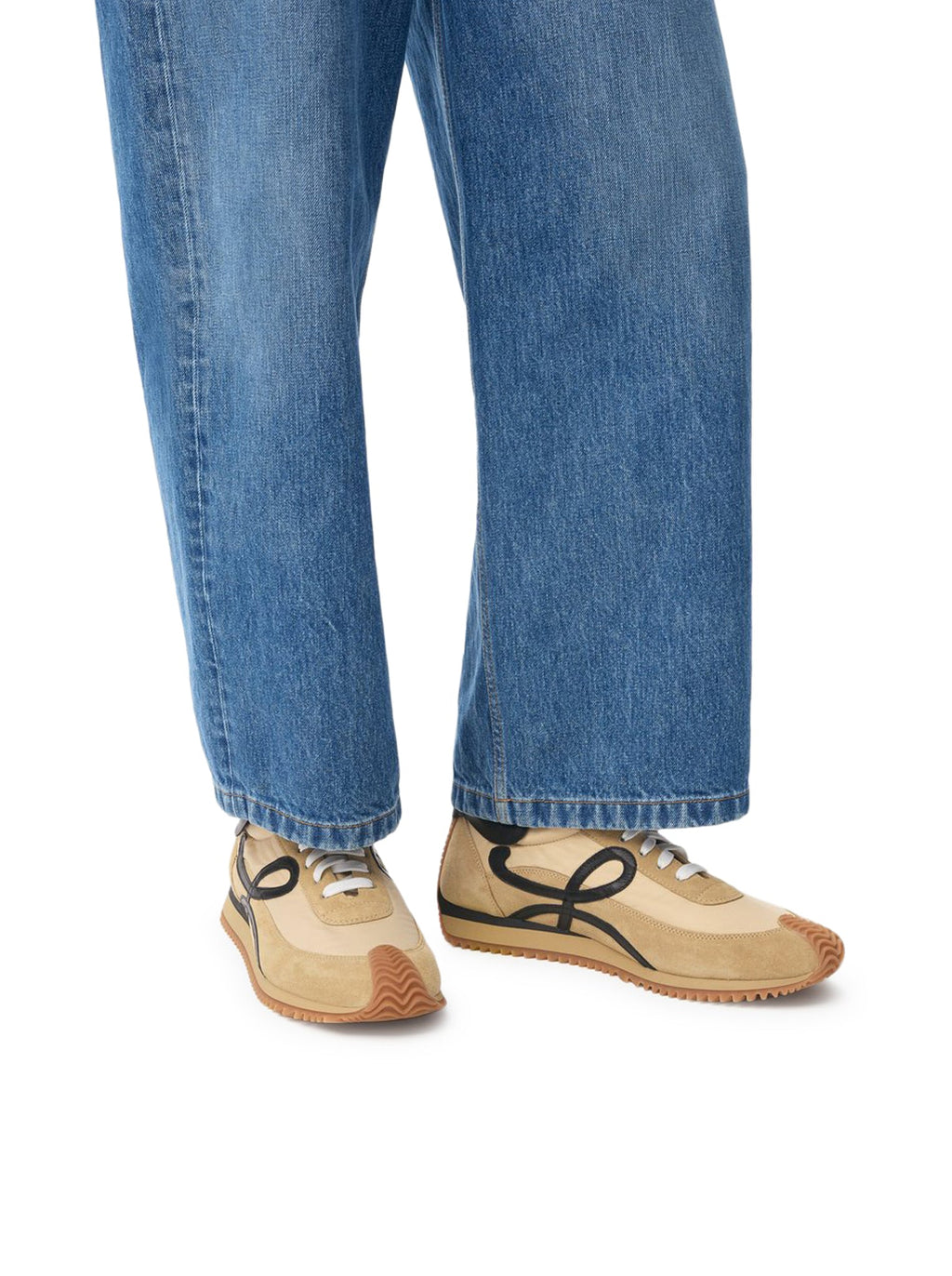 Nylon And Suede Flow Runner Loewe – Гарантія оригінальності – вид ззаду