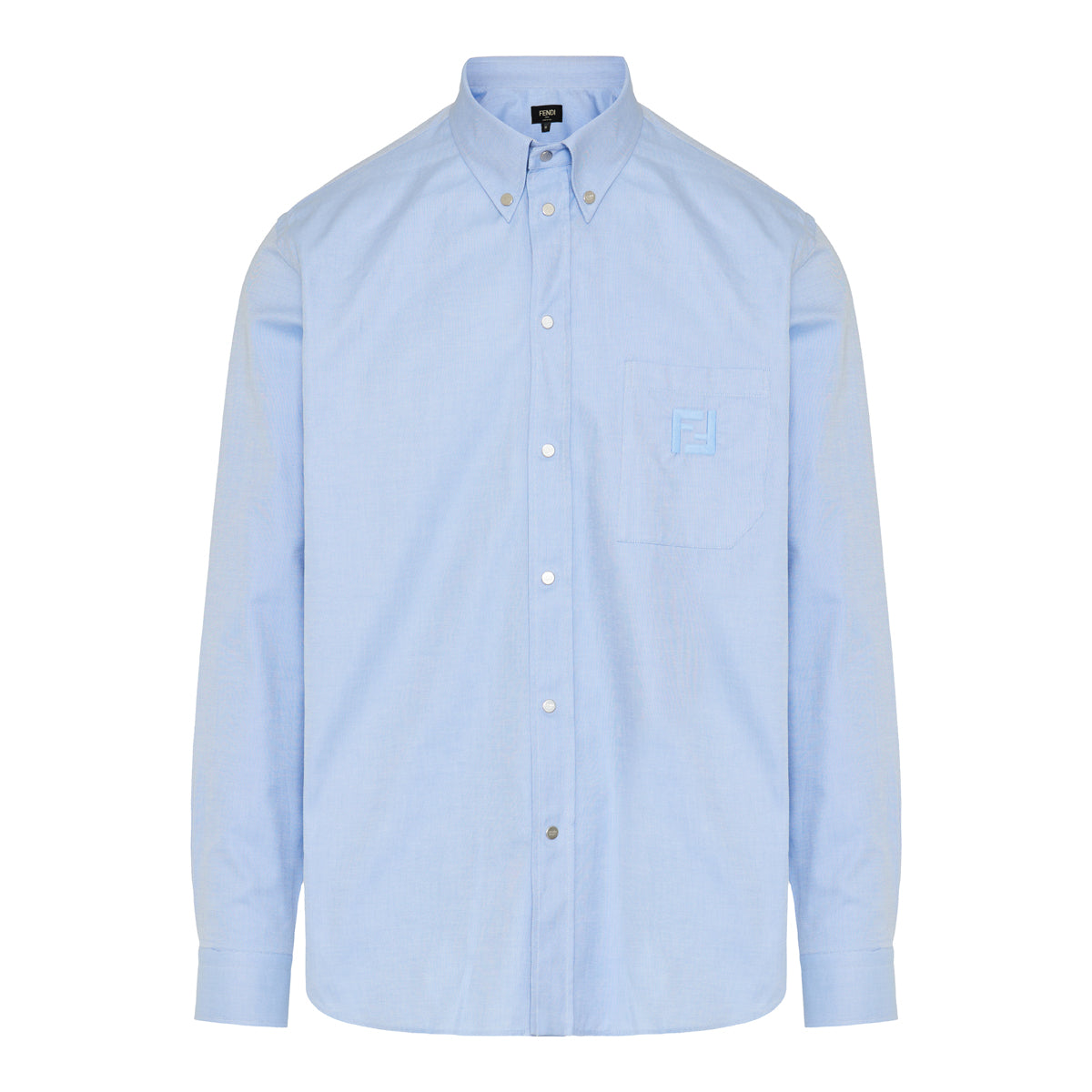 Oxford Cotton Shirt Fendi – Гарантія оригінальності – боковий вид