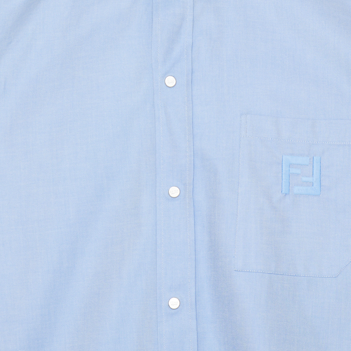 Oxford Cotton Shirt Fendi – Гарантія оригінальності – детальний вид