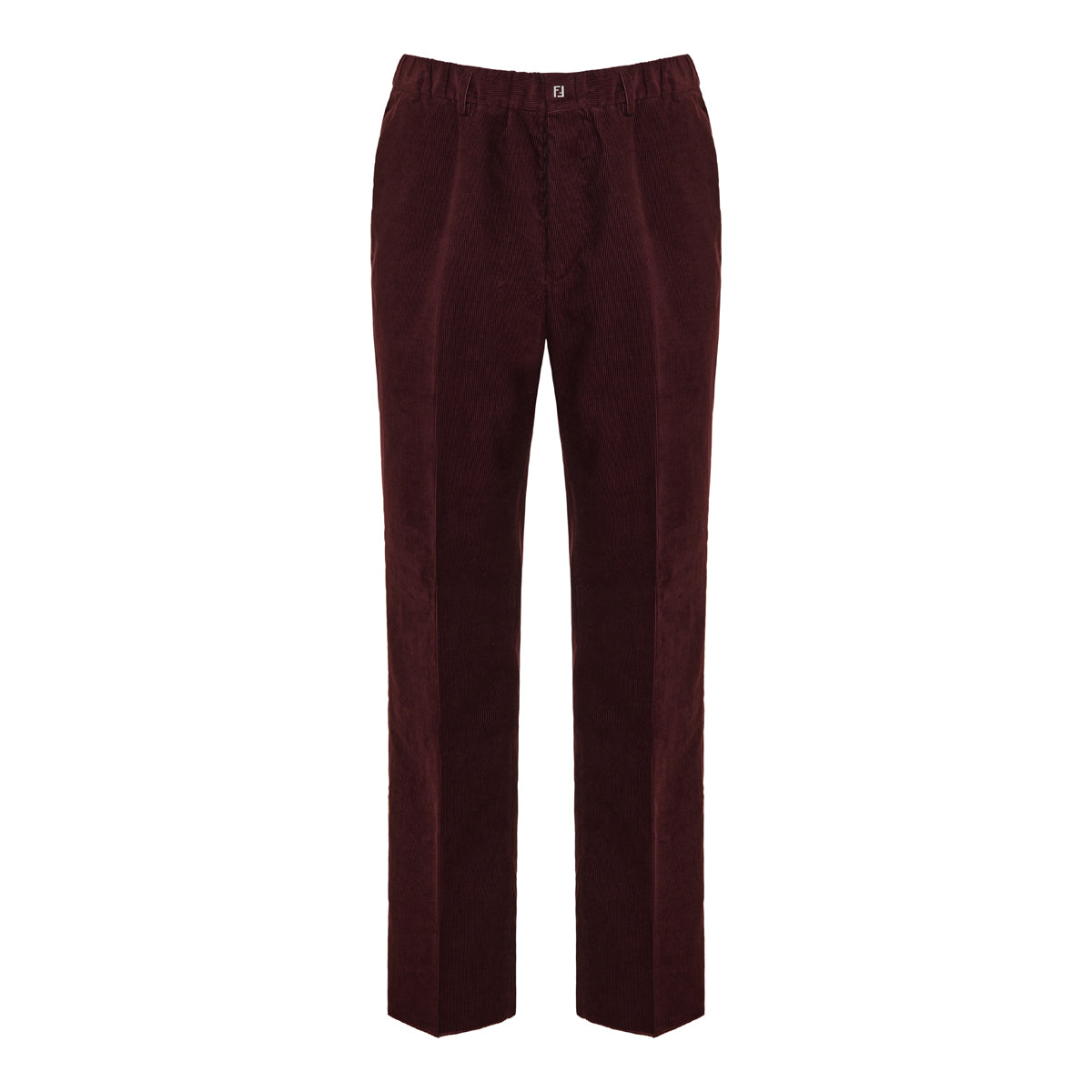 Оригінальна Cotton Corduroy Trousers Fendi – боковий вид