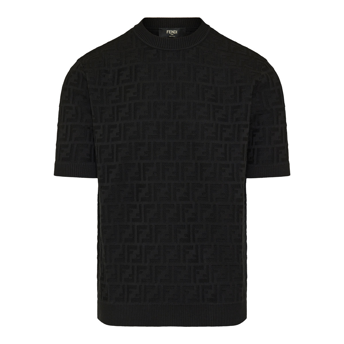 Ff Cotton Short Sleeve Pullover Fendi – Гарантія оригінальності – боковий вид