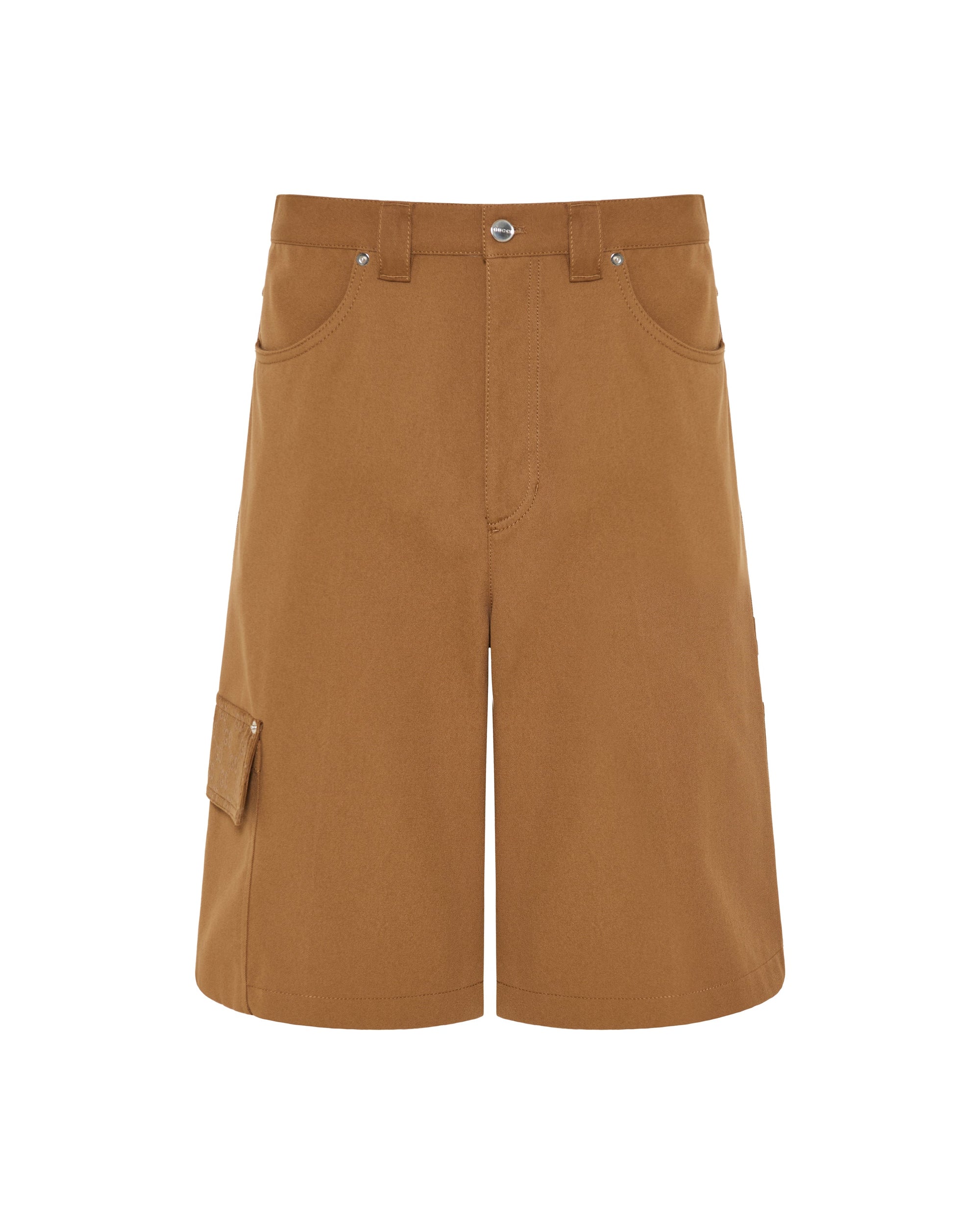 Gg Monogram Shorts Gucci – Гарантія оригінальності – боковий вид