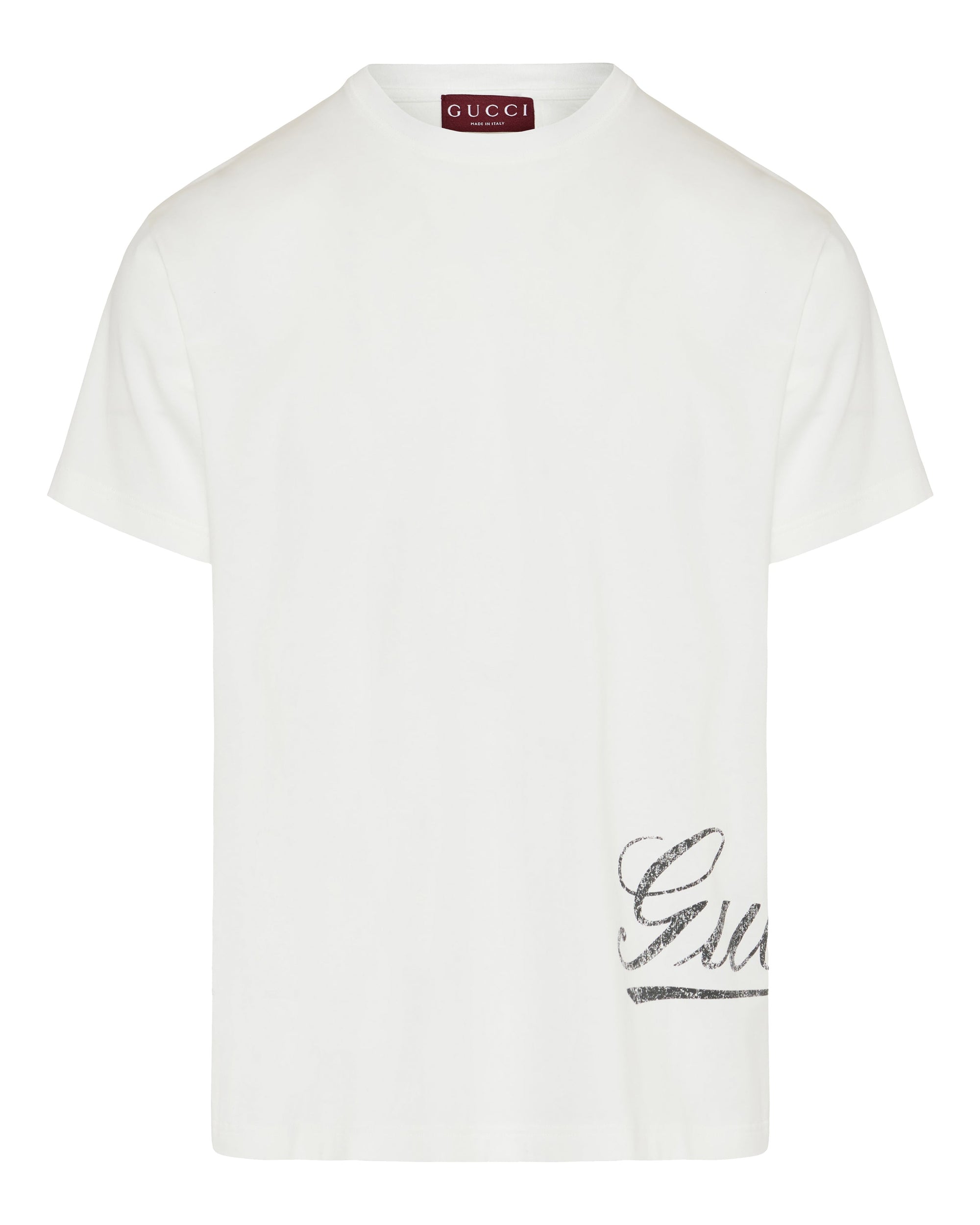 Cotton Jersey Printed T Shirt Gucci оригінал – Купити в Україні – боковий вид