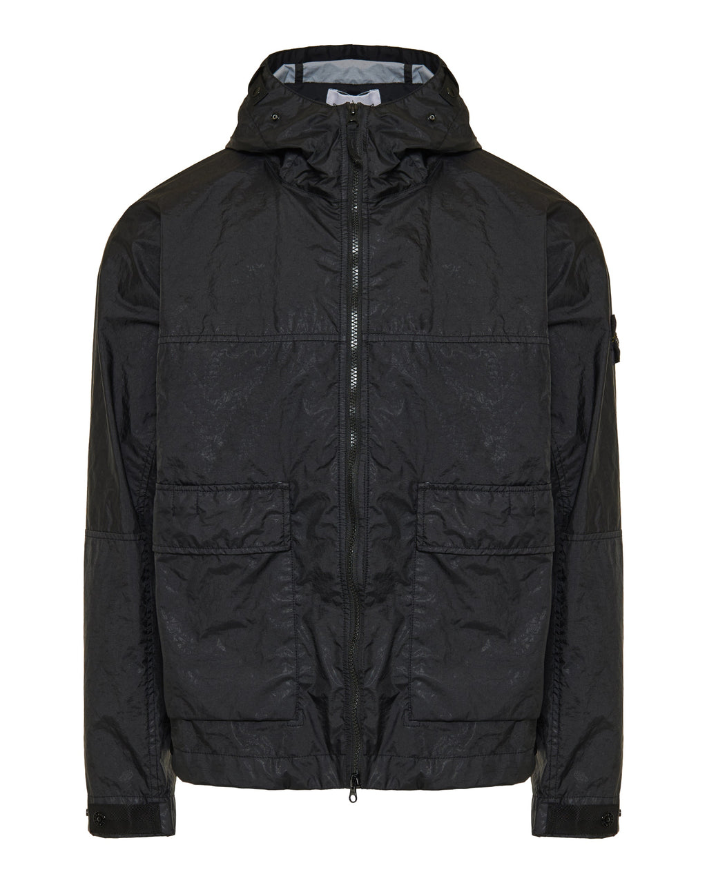 Оригінальна Hooded Jacket With Water Resistant Membrane Stone island – боковий вид
