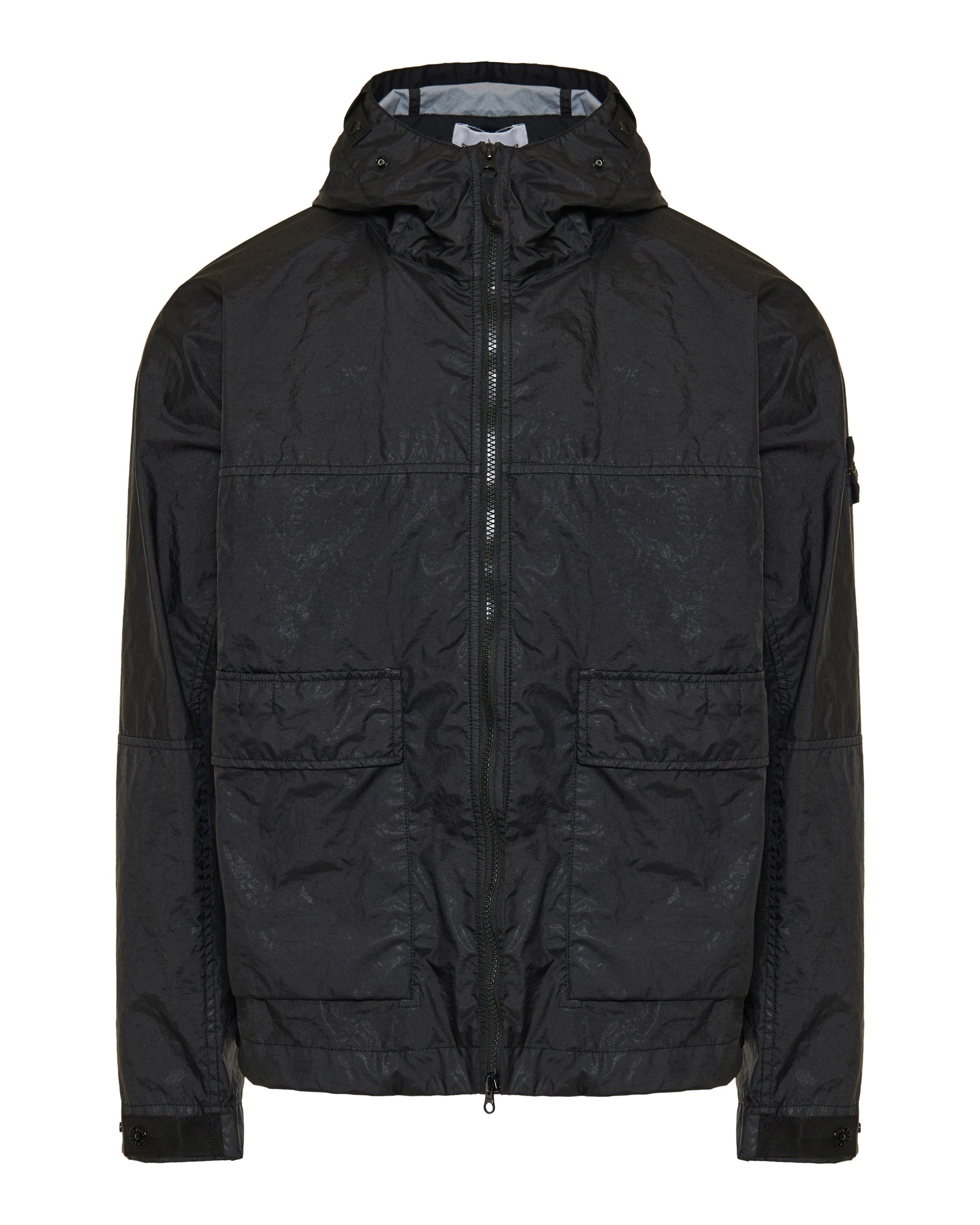 Оригінальна Hooded Jacket With Water Resistant Membrane Stone island – боковий вид