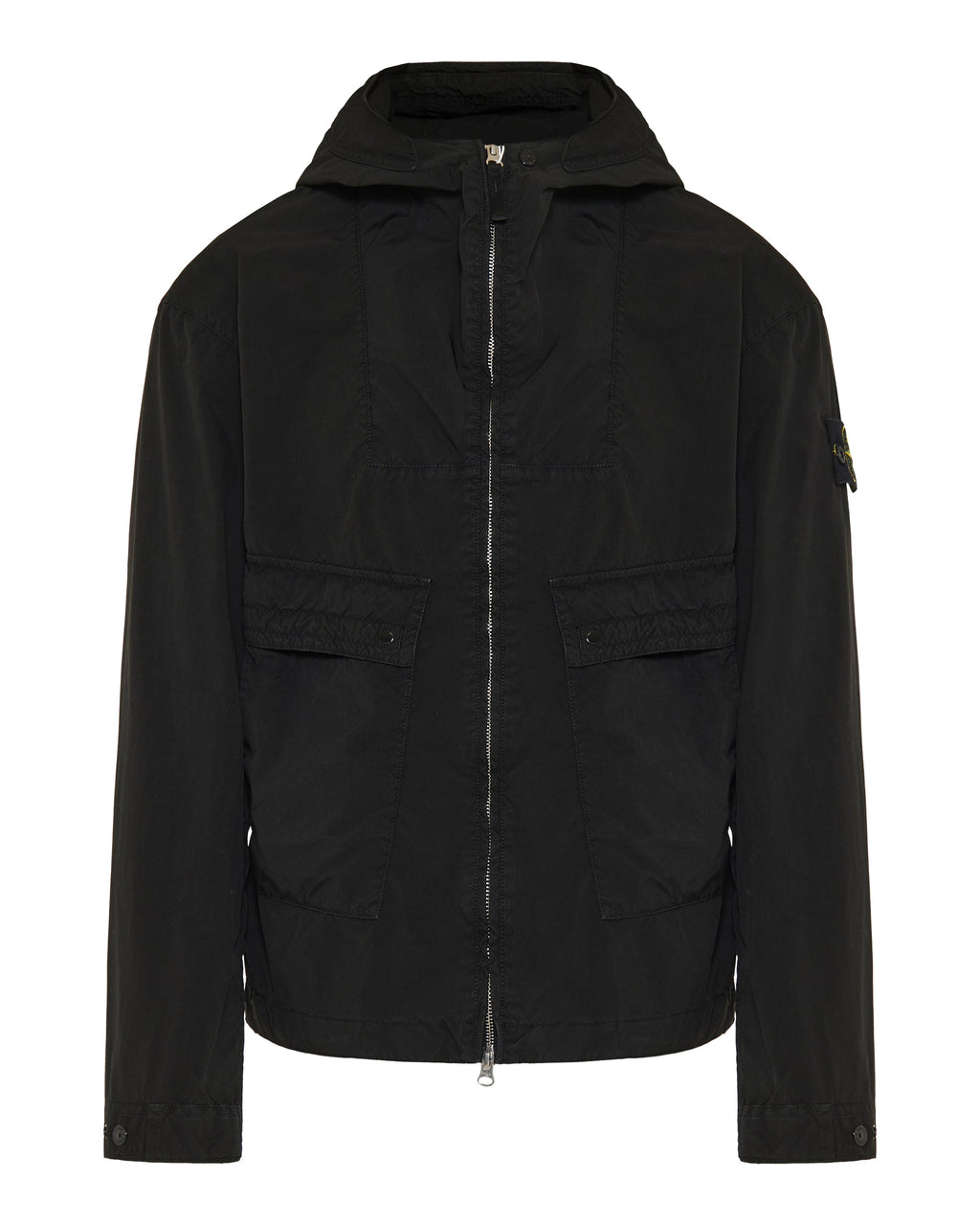 Zip Front Hooded Jacket Stone island – Гарантія оригінальності – боковий вид