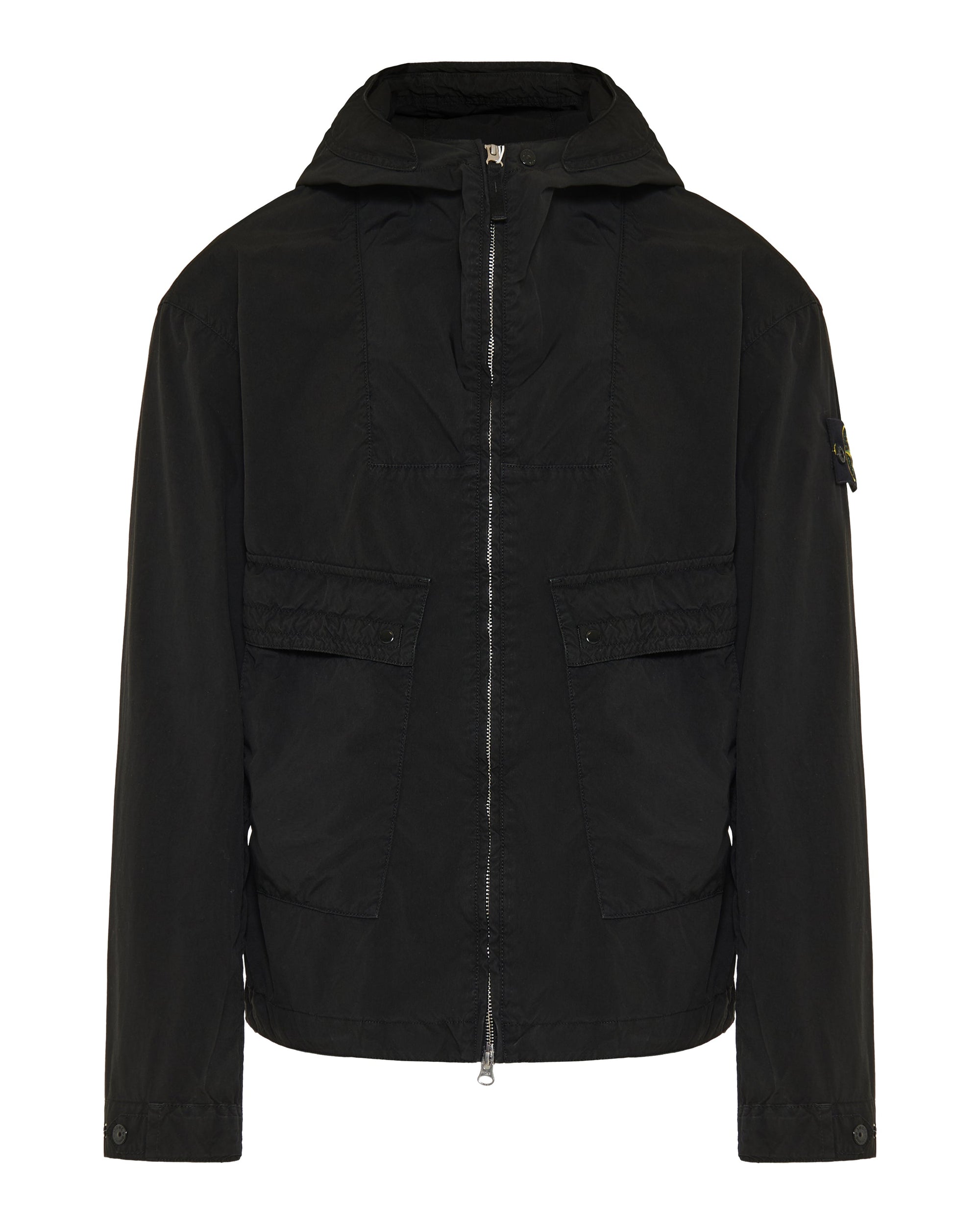 Zip Front Hooded Jacket Stone island – Гарантія оригінальності – боковий вид