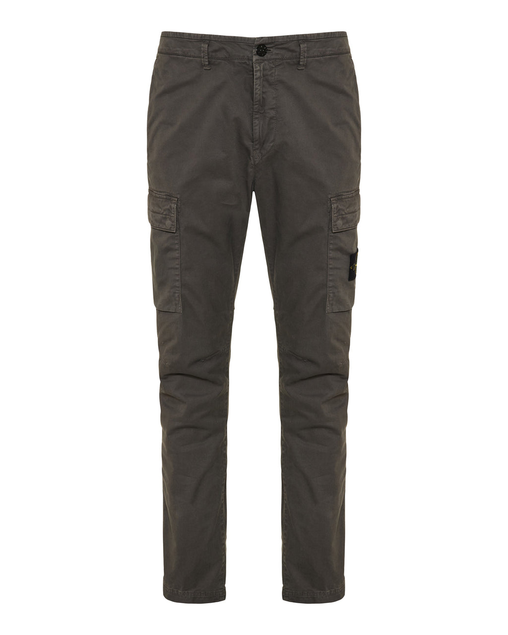 Organic Cotton Stretch Broken Twill Trousers Stone island – Гарантія оригінальності – боковий вид