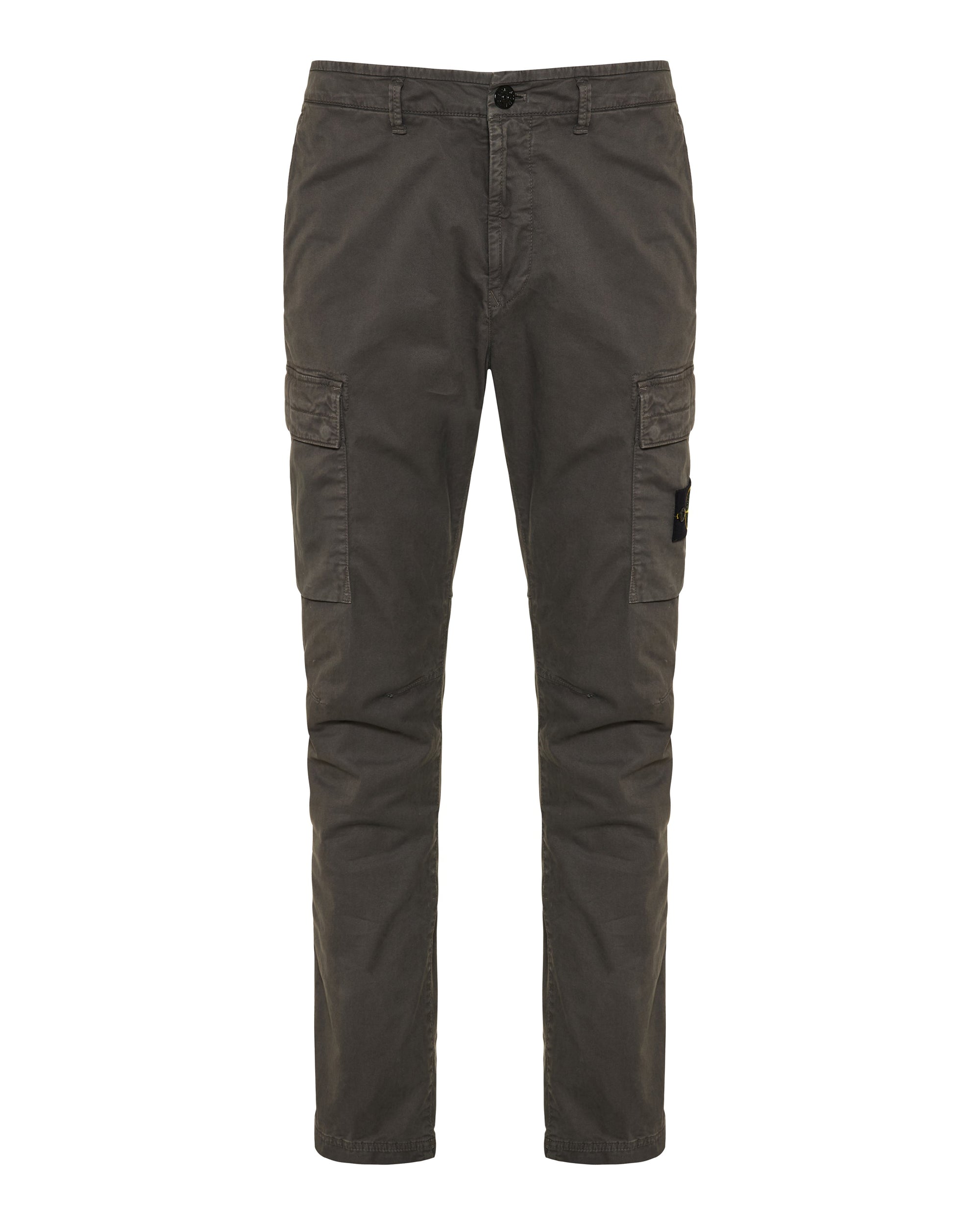 Organic Cotton Stretch Broken Twill Trousers Stone island – Гарантія оригінальності – боковий вид
