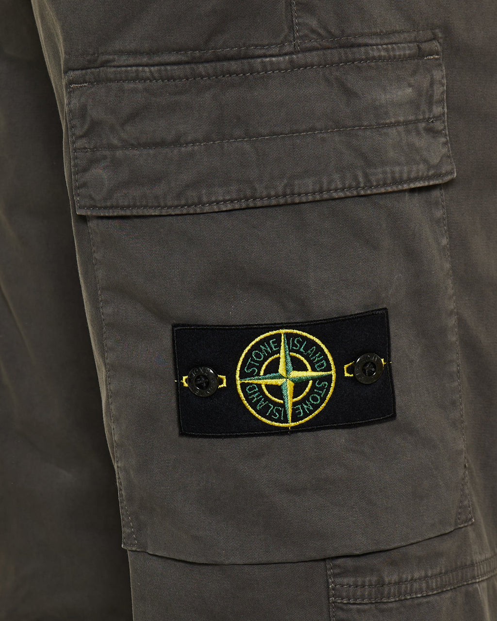 Organic Cotton Stretch Broken Twill Trousers Stone island – Гарантія оригінальності – збільшений вид