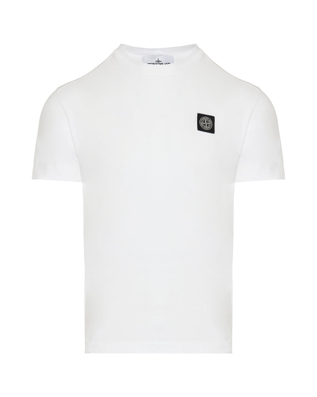 Оригінальна Slim Fit T Shirt With Compass Patch Stone island – боковий вид
