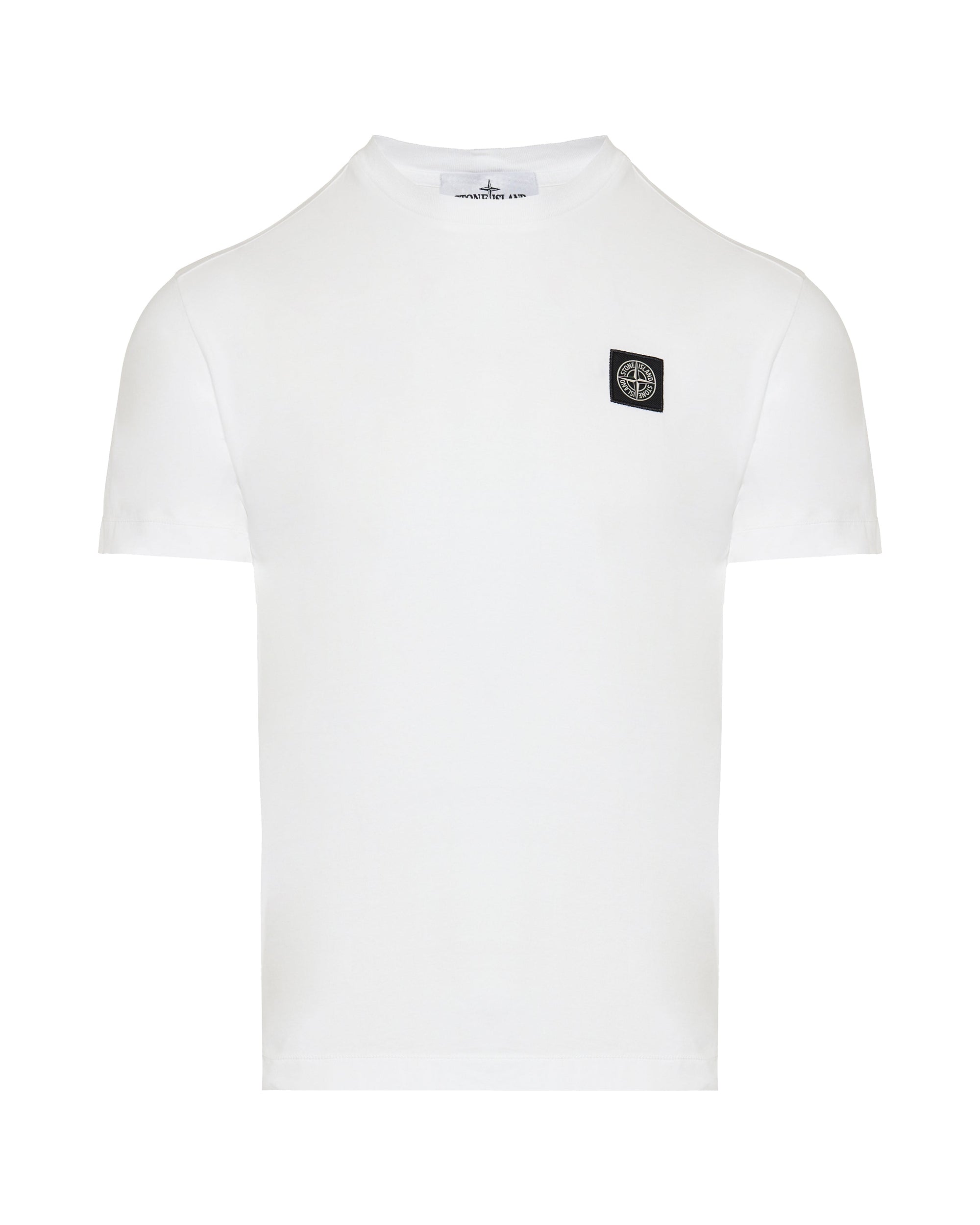 Оригінальна Slim Fit T Shirt With Compass Patch Stone island – боковий вид