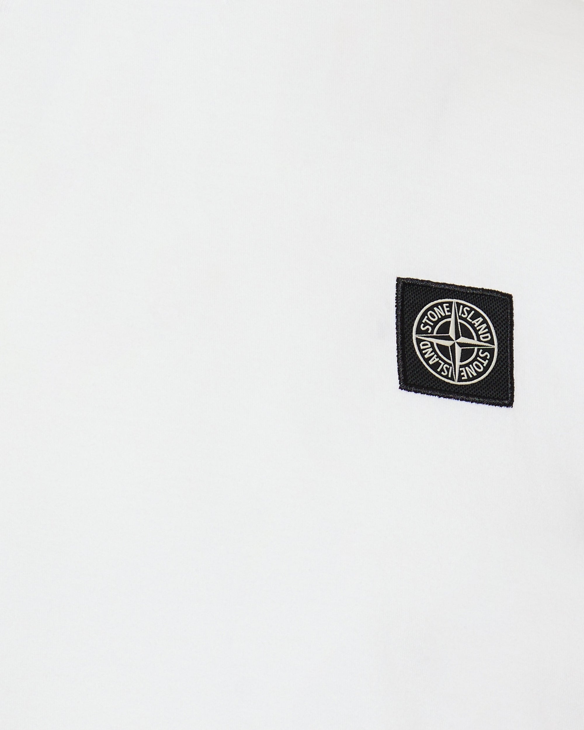 Оригінальна Slim Fit T Shirt With Compass Patch Stone island – збільшений вид