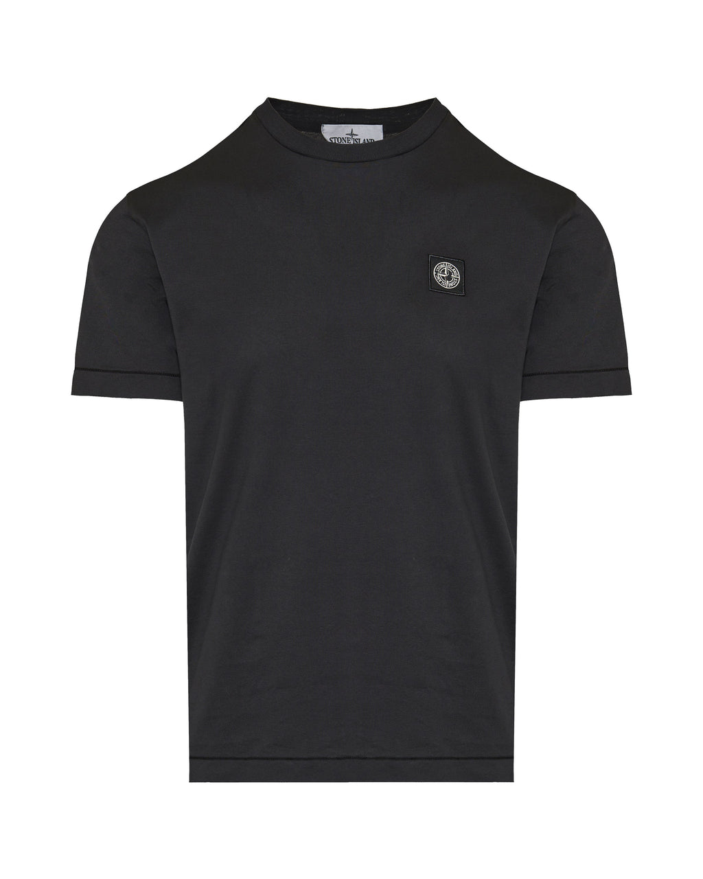 Оригінальна Slim Fit T Shirt With Compass Patch Stone island – боковий вид