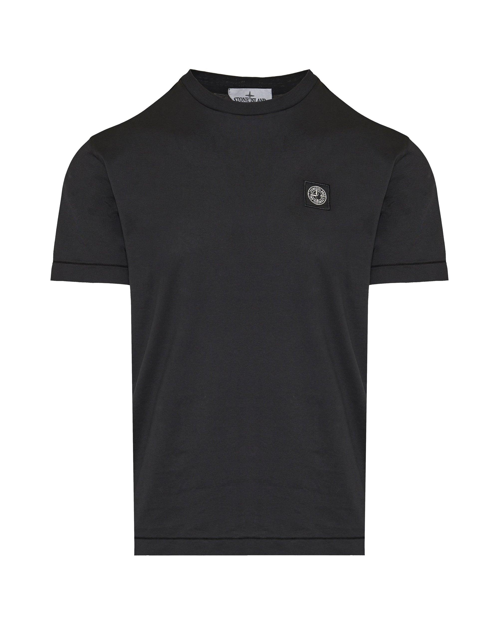 Оригінальна Slim Fit T Shirt With Compass Patch Stone island – боковий вид