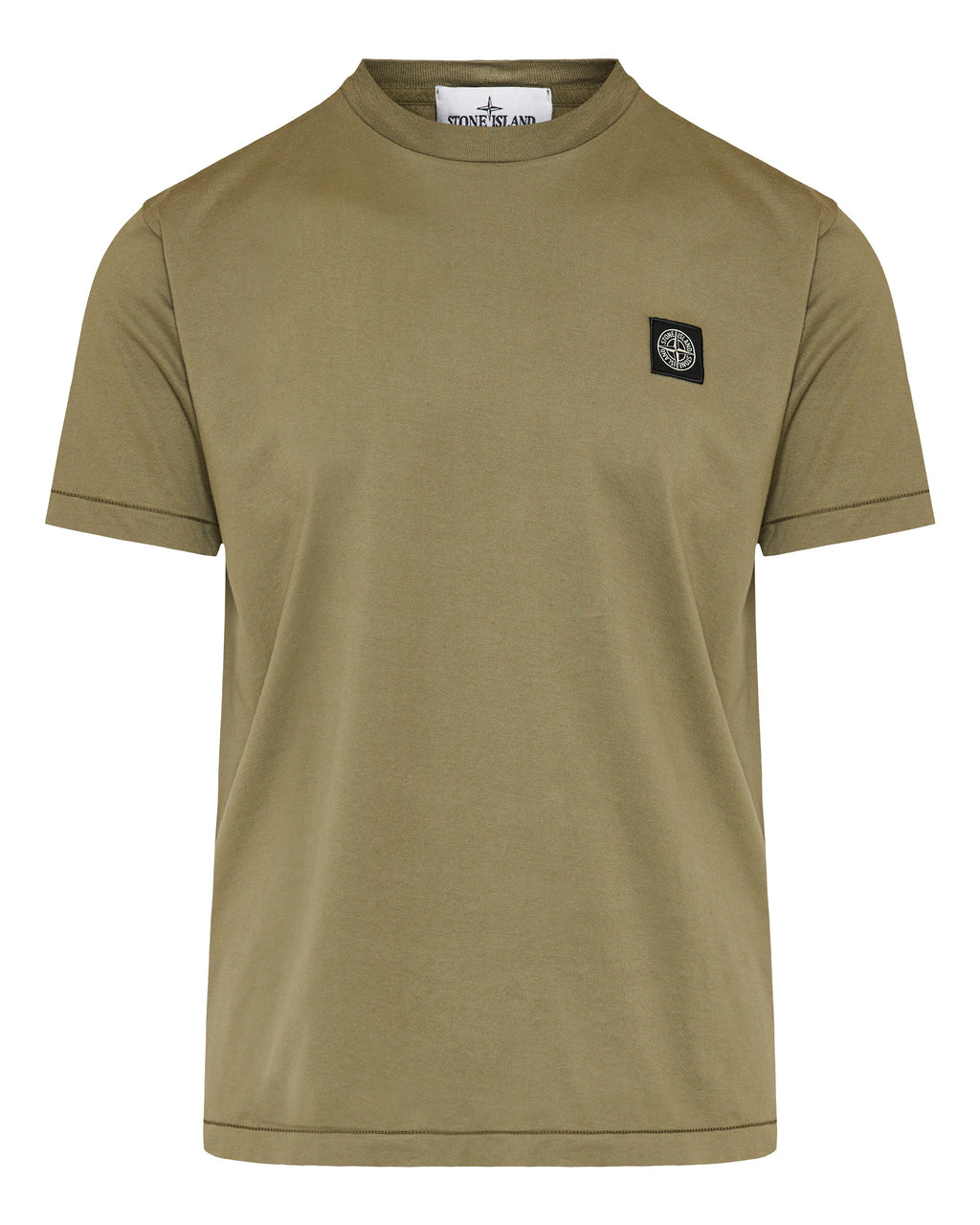 Crew Neck Logo Patch T Shirt Stone island оригінал – Купити в Україні – боковий вид