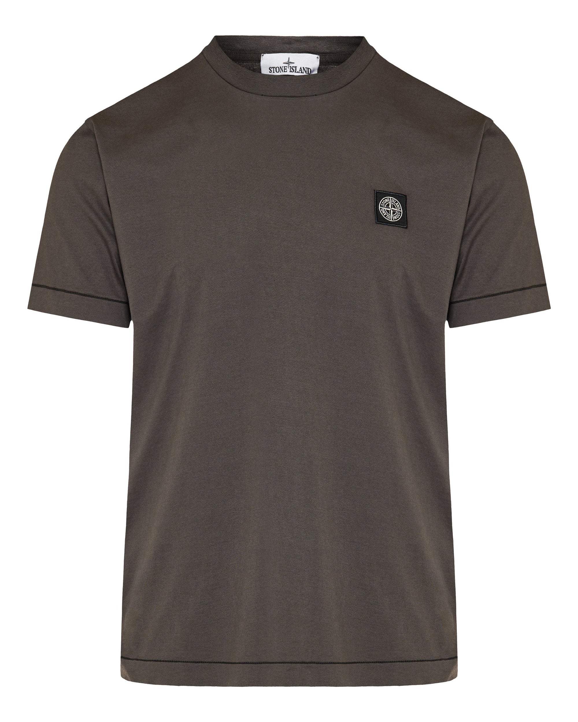 Crew Neck Logo Patch T Shirt Stone island оригінал – Купити в Україні – боковий вид