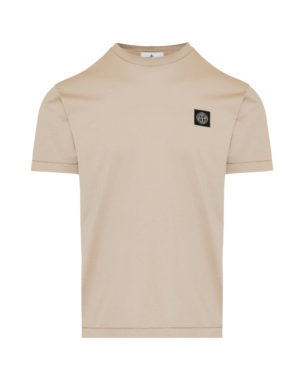 Оригінальна Slim Fit T Shirt With Compass Patch Stone island – боковий вид
