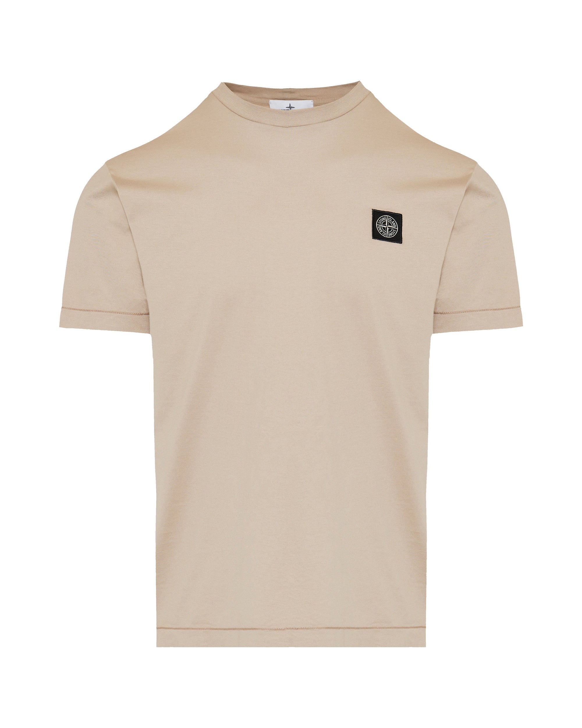 Оригінальна Slim Fit T Shirt With Compass Patch Stone island – боковий вид