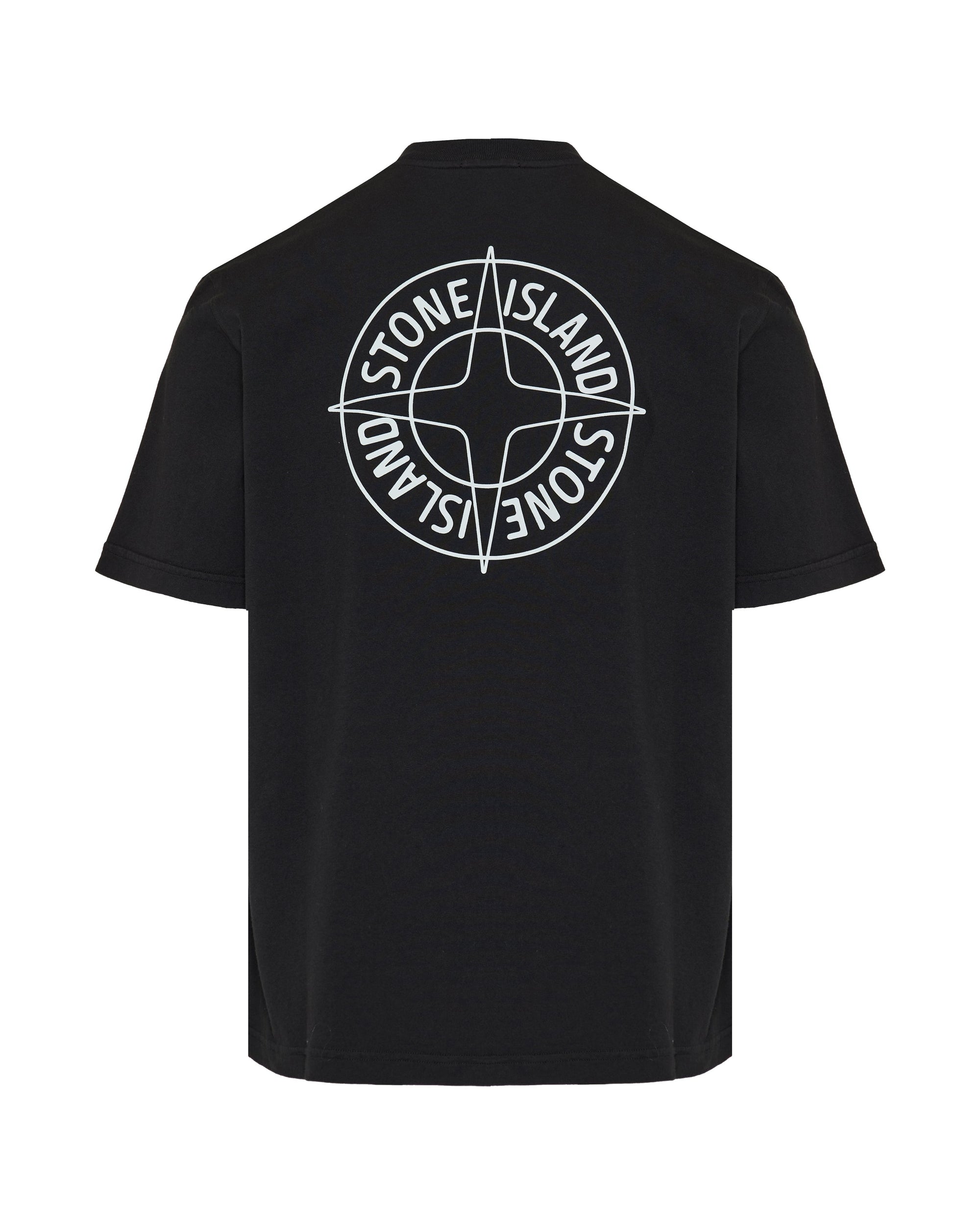 Regular Fit T Shirt With Outline Compass Print Stone island оригінал – Купити в Україні – детальний вид