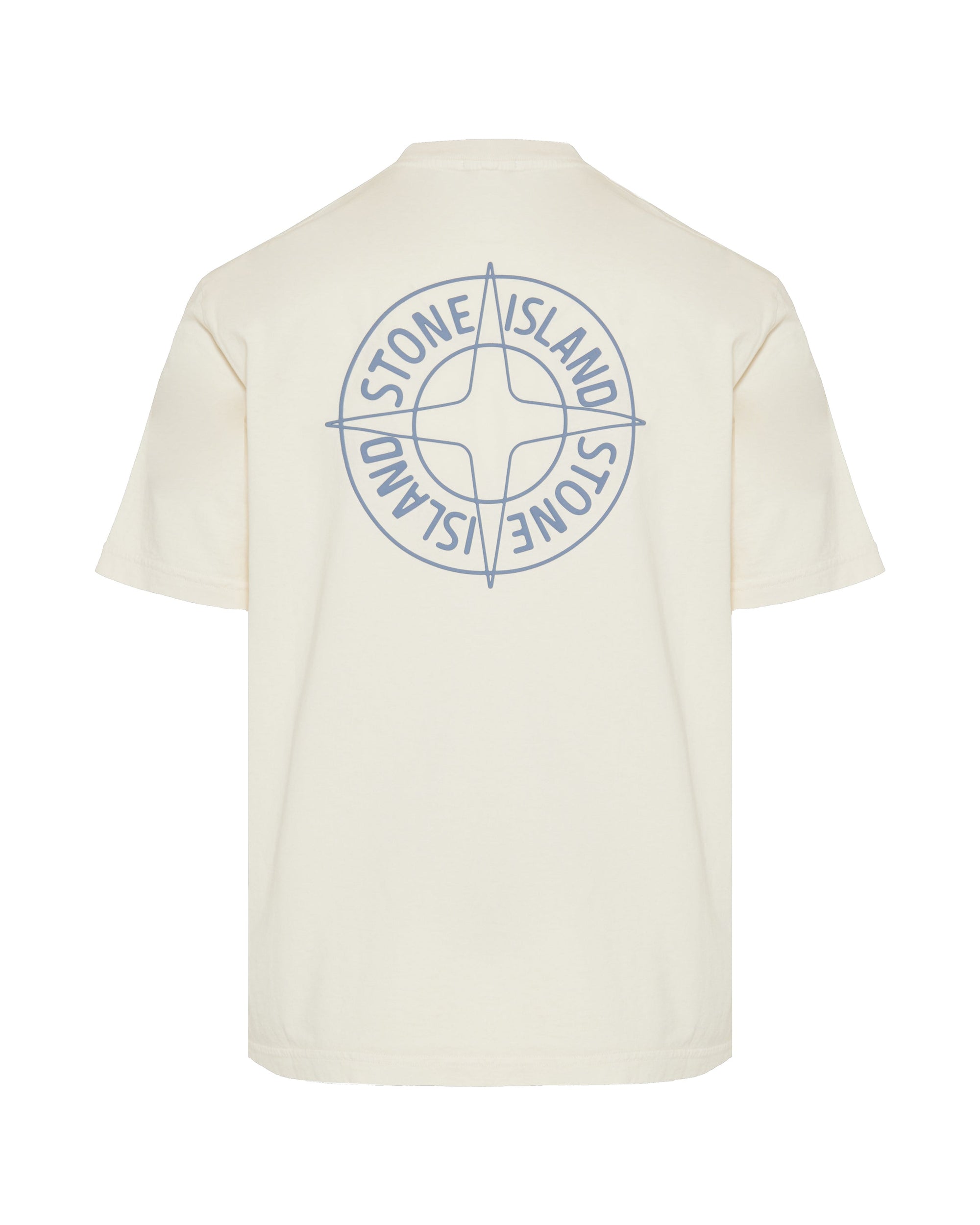 Regular Fit T Shirt With Outline Compass Print Stone island оригінал – Купити в Україні – вид ззаду