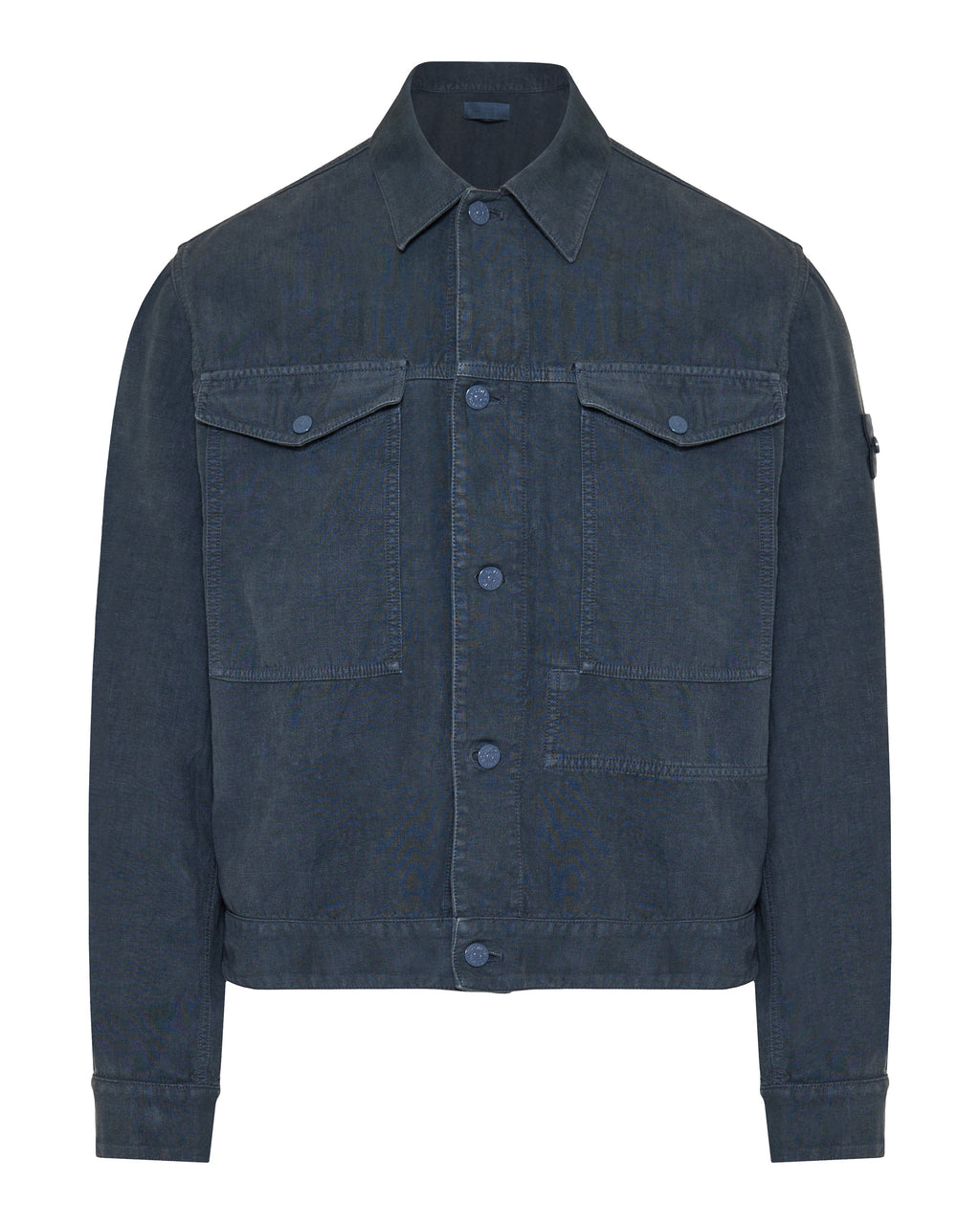 Оригінальна Ghost Anti Drop Bonded Linen Coach Jacket Stone island – боковий вид