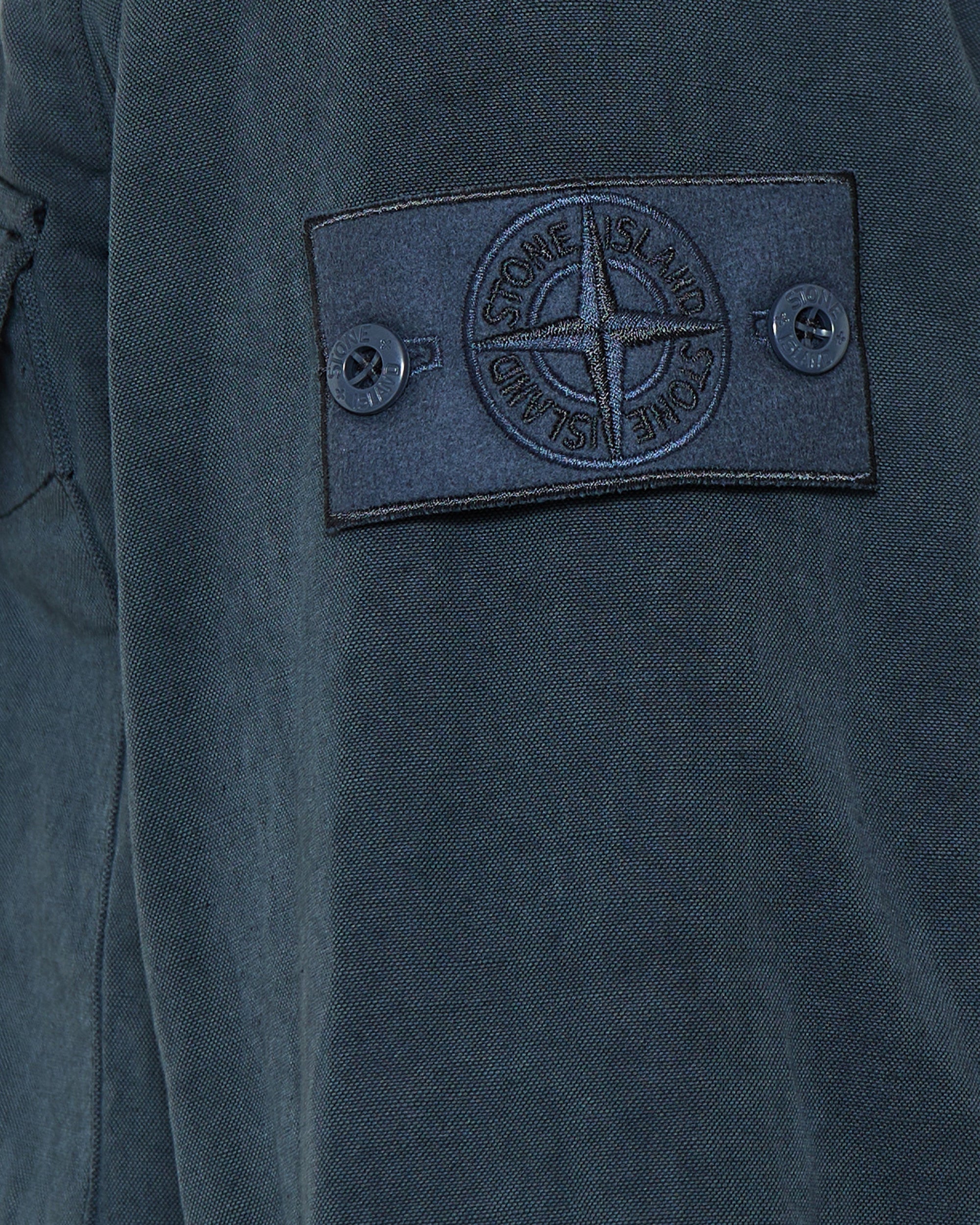 Оригінальна Cotton Linen Canvas Shirt Stone island – детальний вид
