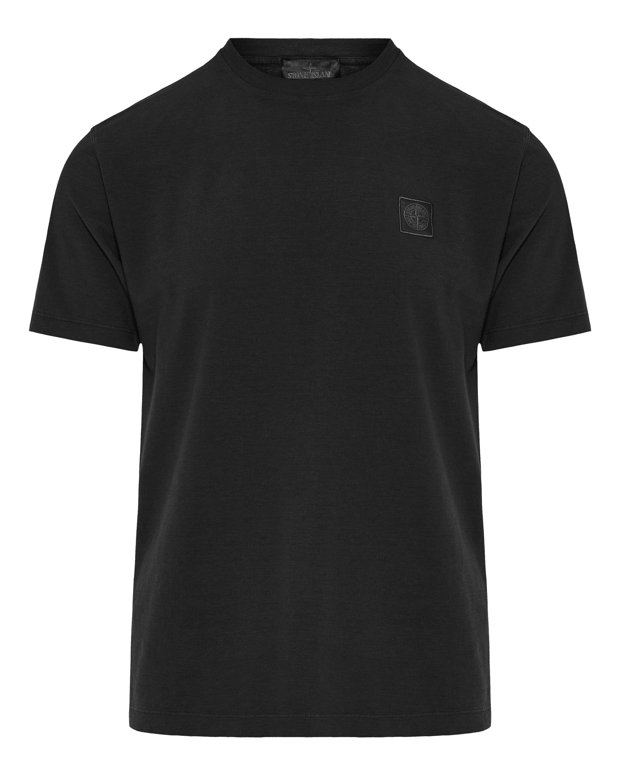 Crew Neck Logo Patch T Shirt Stone island оригінал – Купити в Україні – боковий вид