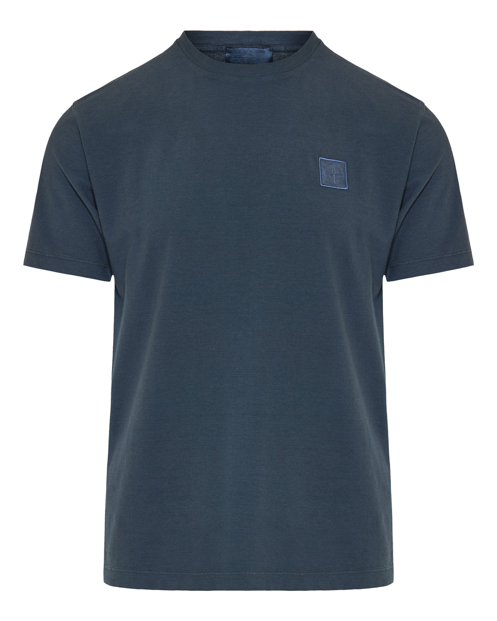 Crew Neck Logo Patch T Shirt Stone island оригінал – Купити в Україні – боковий вид