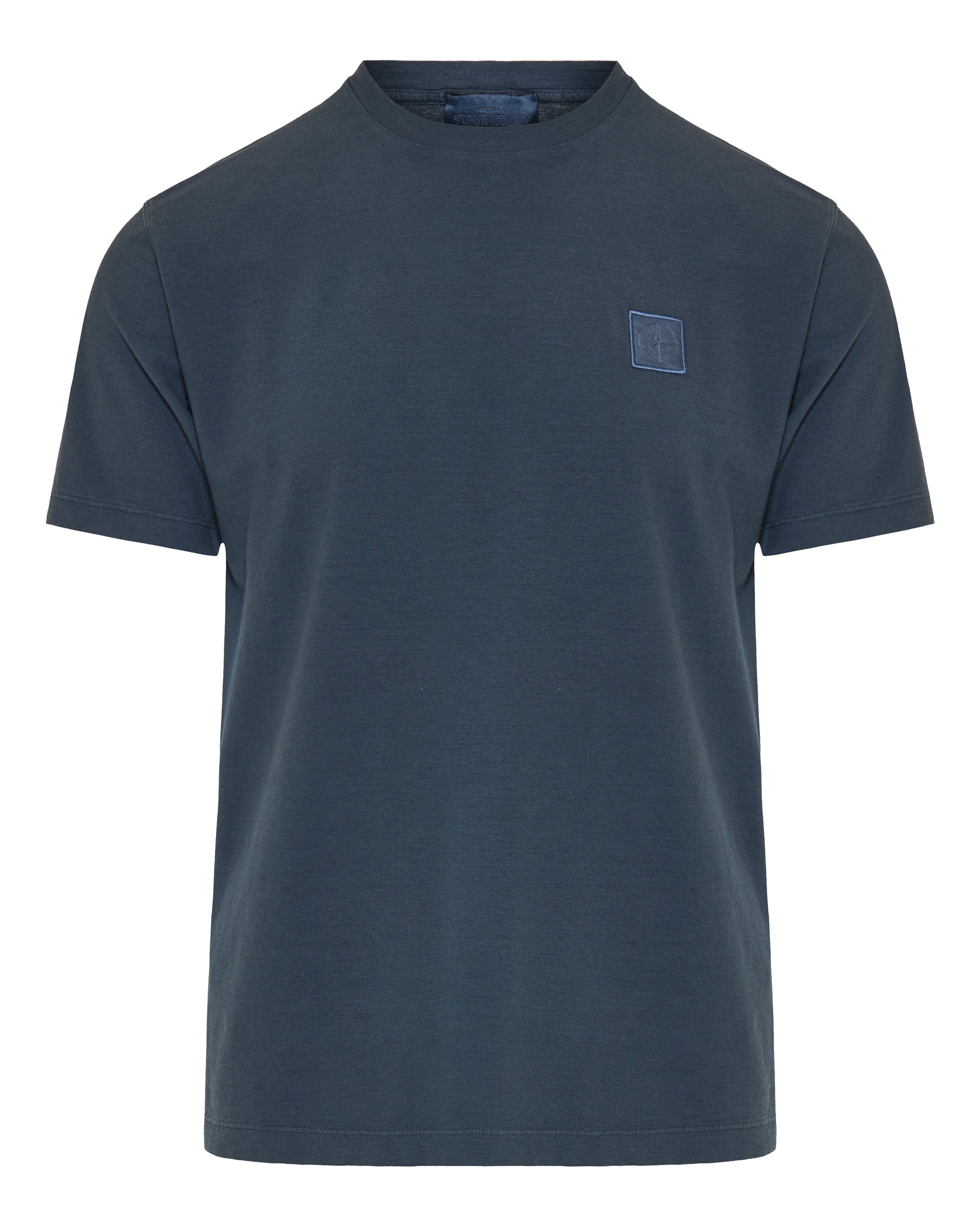 Crew Neck Logo Patch T Shirt Stone island оригінал – Купити в Україні – боковий вид