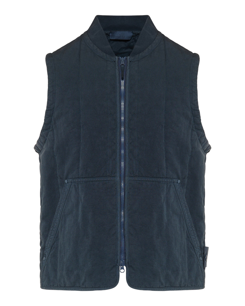 Padded Cotton Linen Vest Stone island оригінал – Купити в Україні – боковий вид
