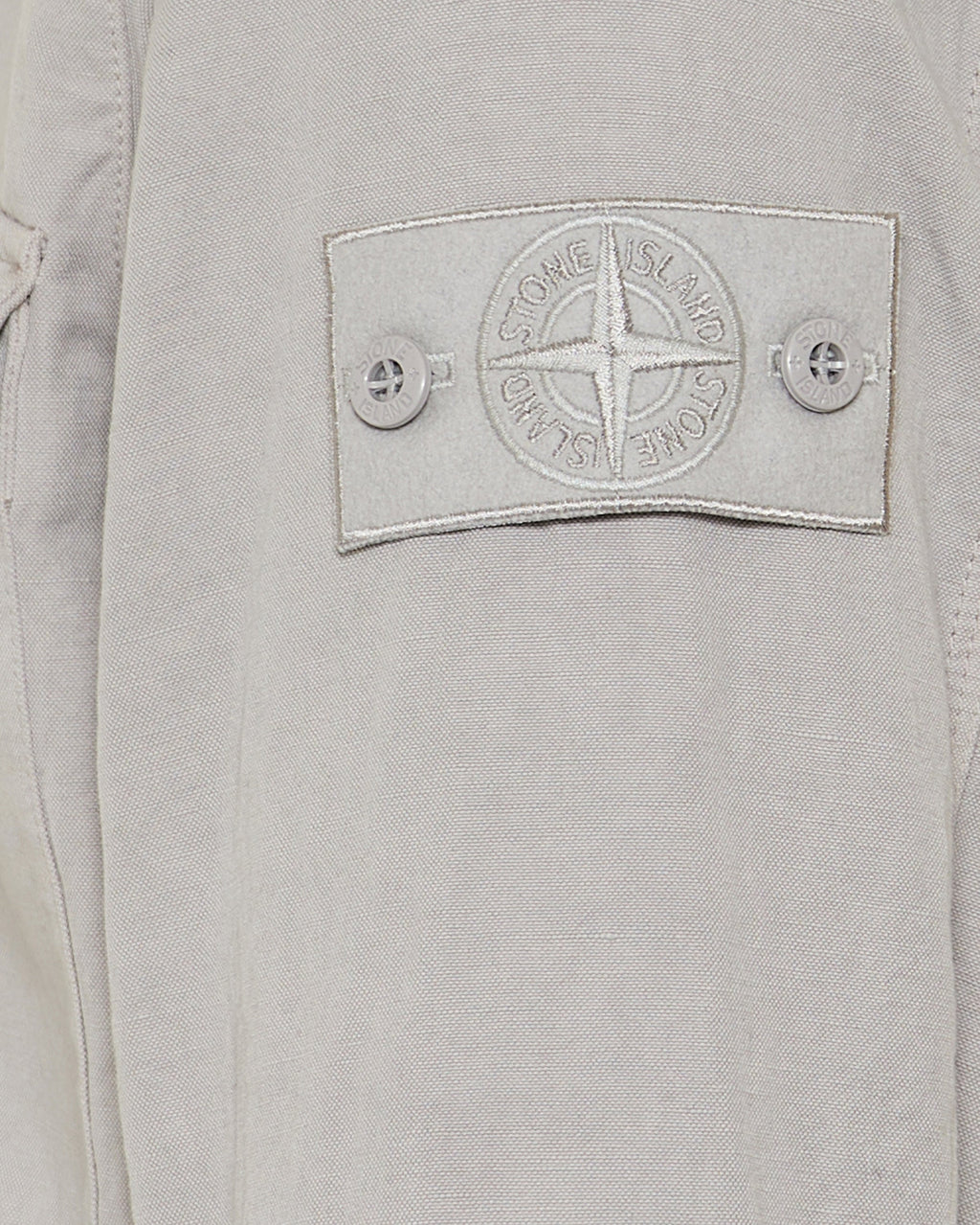 Оригінальна Cotton Linen Canvas Shirt Stone island – збільшений вид