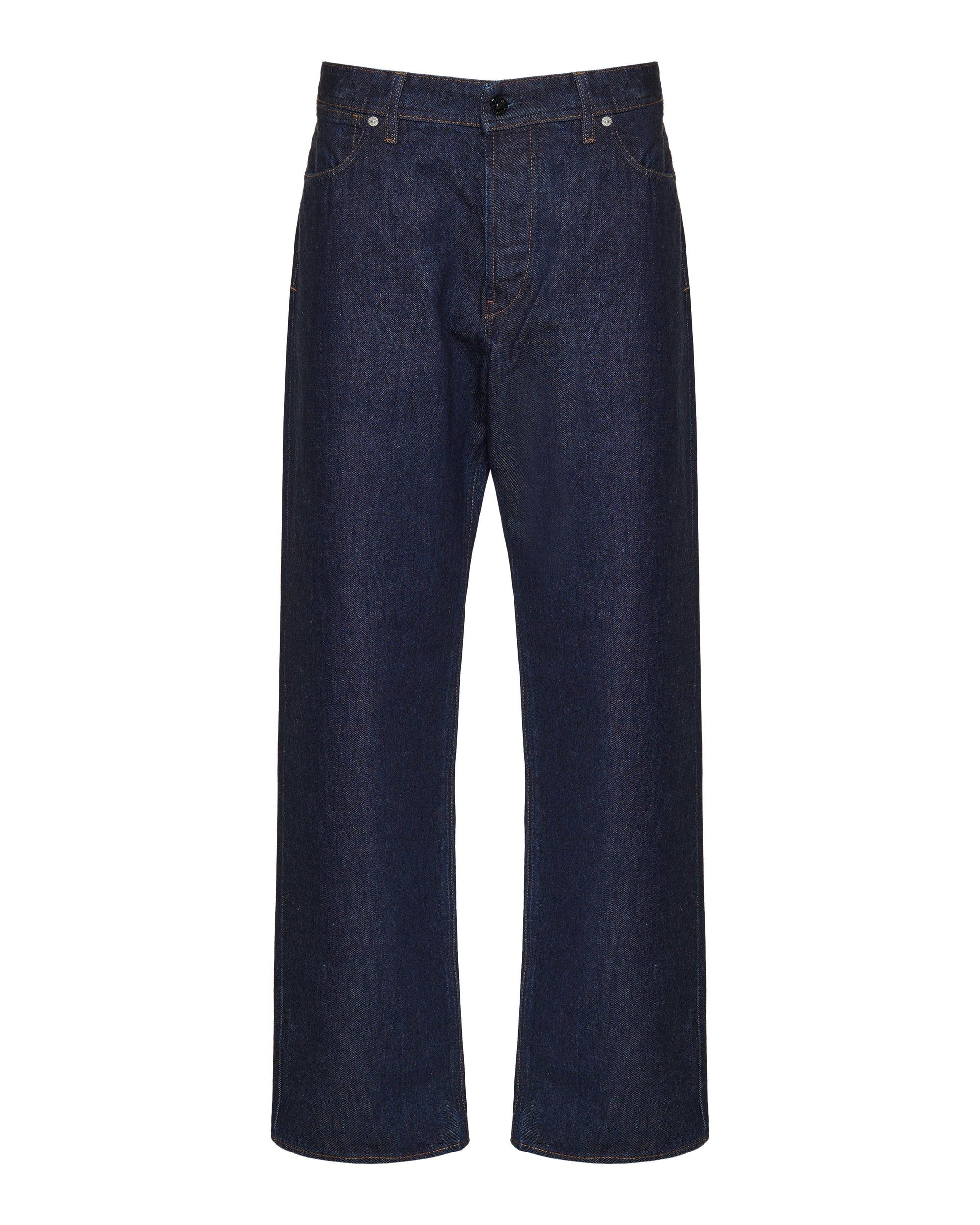Оригінальна Logo Patch Loose Fit Jeans Stone island – боковий вид
