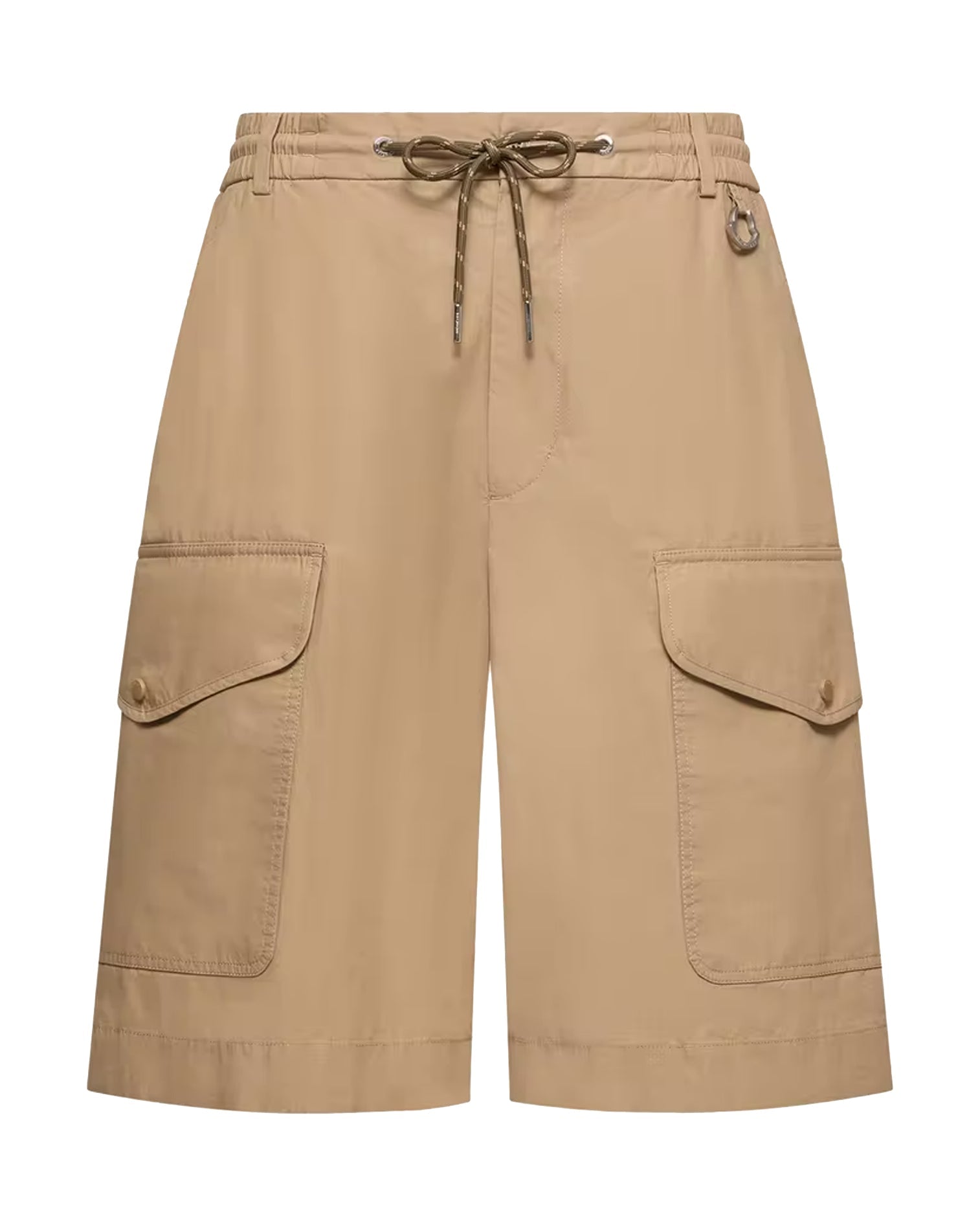 Cotton Poplin Cargo Shorts Moncler – Гарантія оригінальності – боковий вид