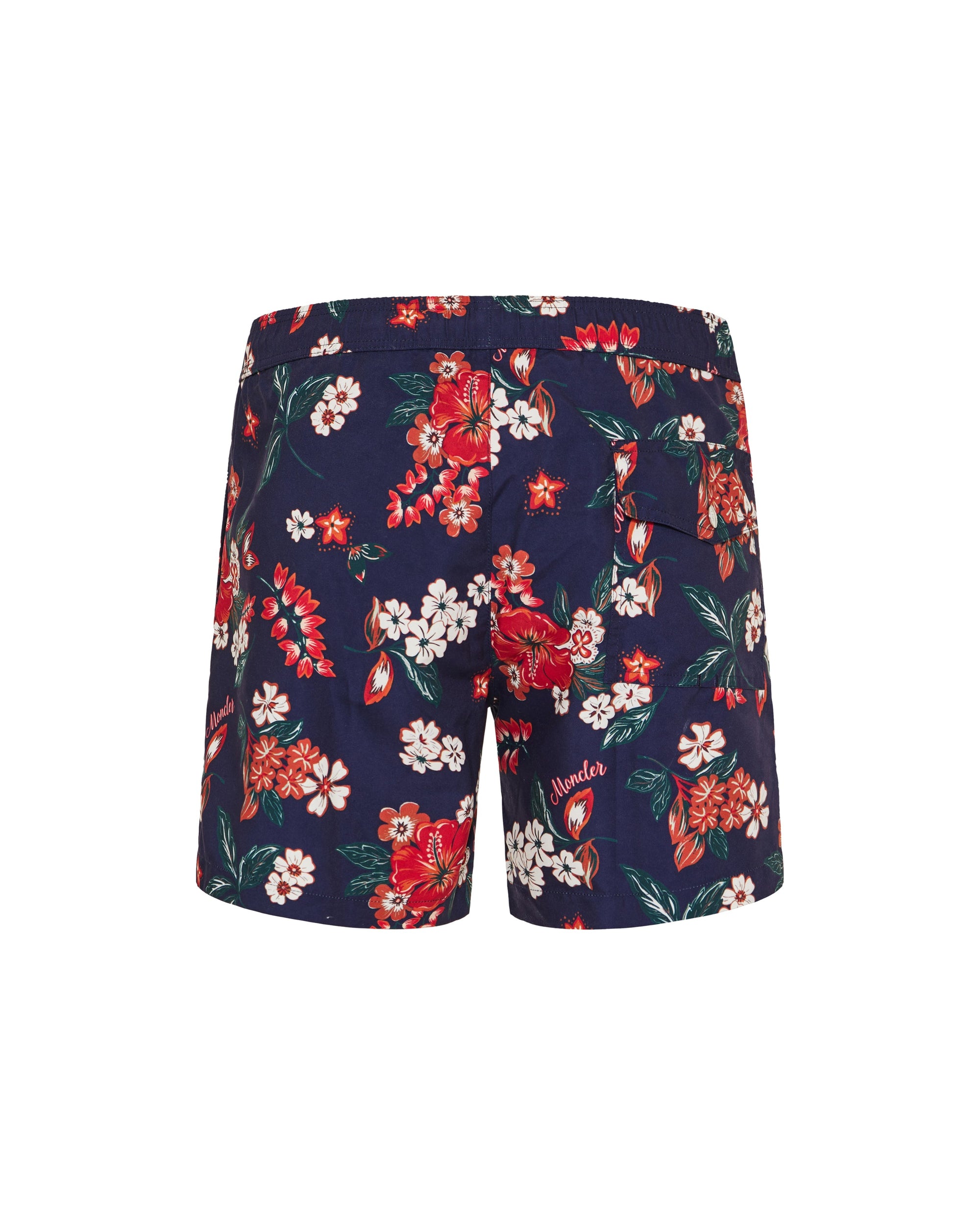 Floral Print Swim Shorts Moncler – Гарантія оригінальності – детальний вид