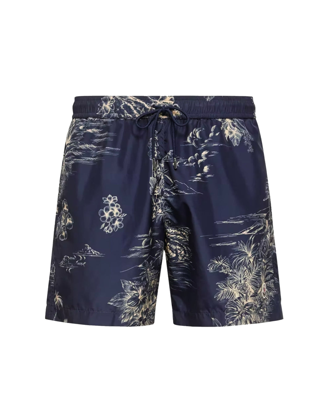 Floral Print Swim Shorts Moncler – Гарантія оригінальності – боковий вид